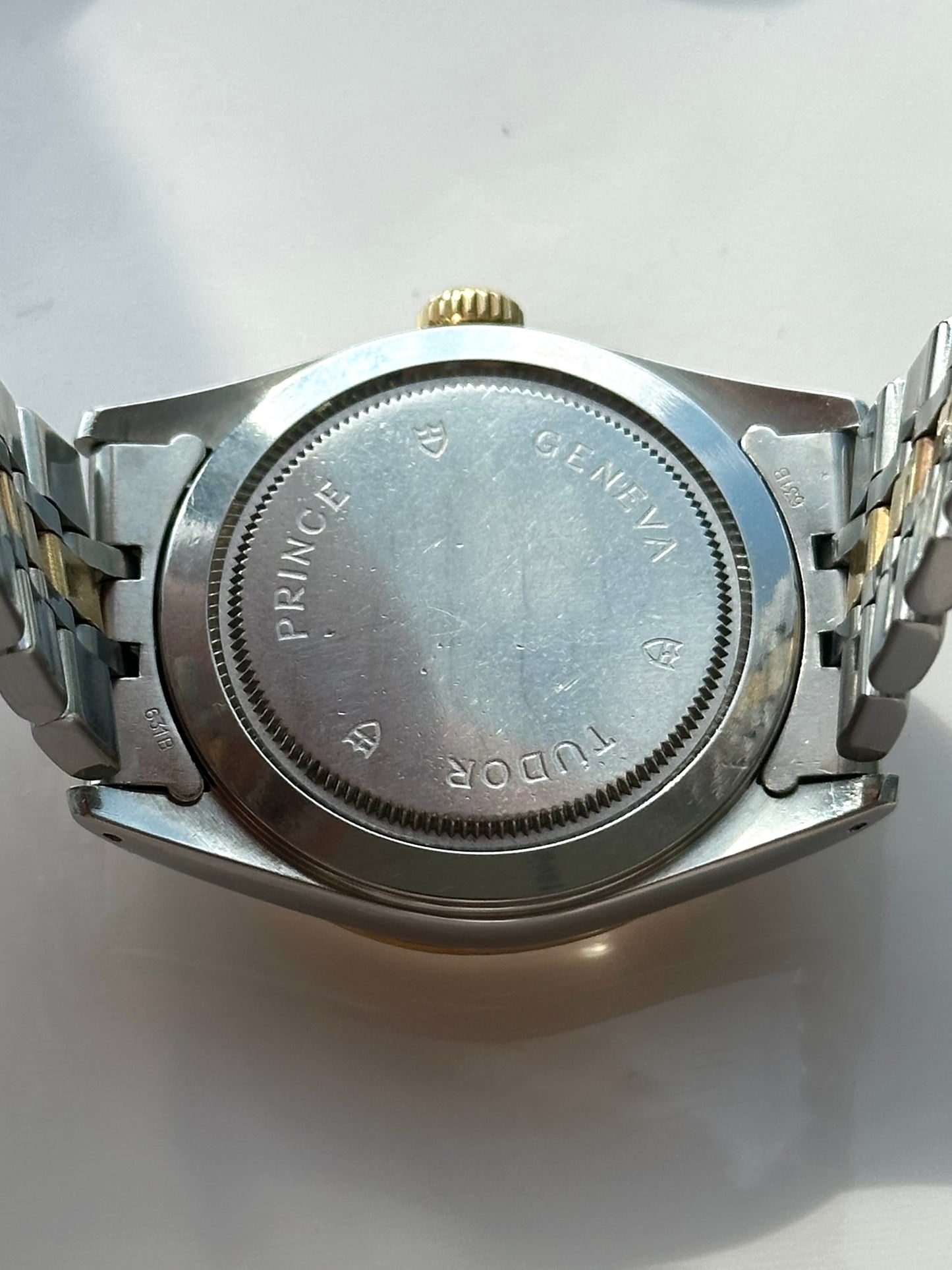 Tudor Date Day White Dial