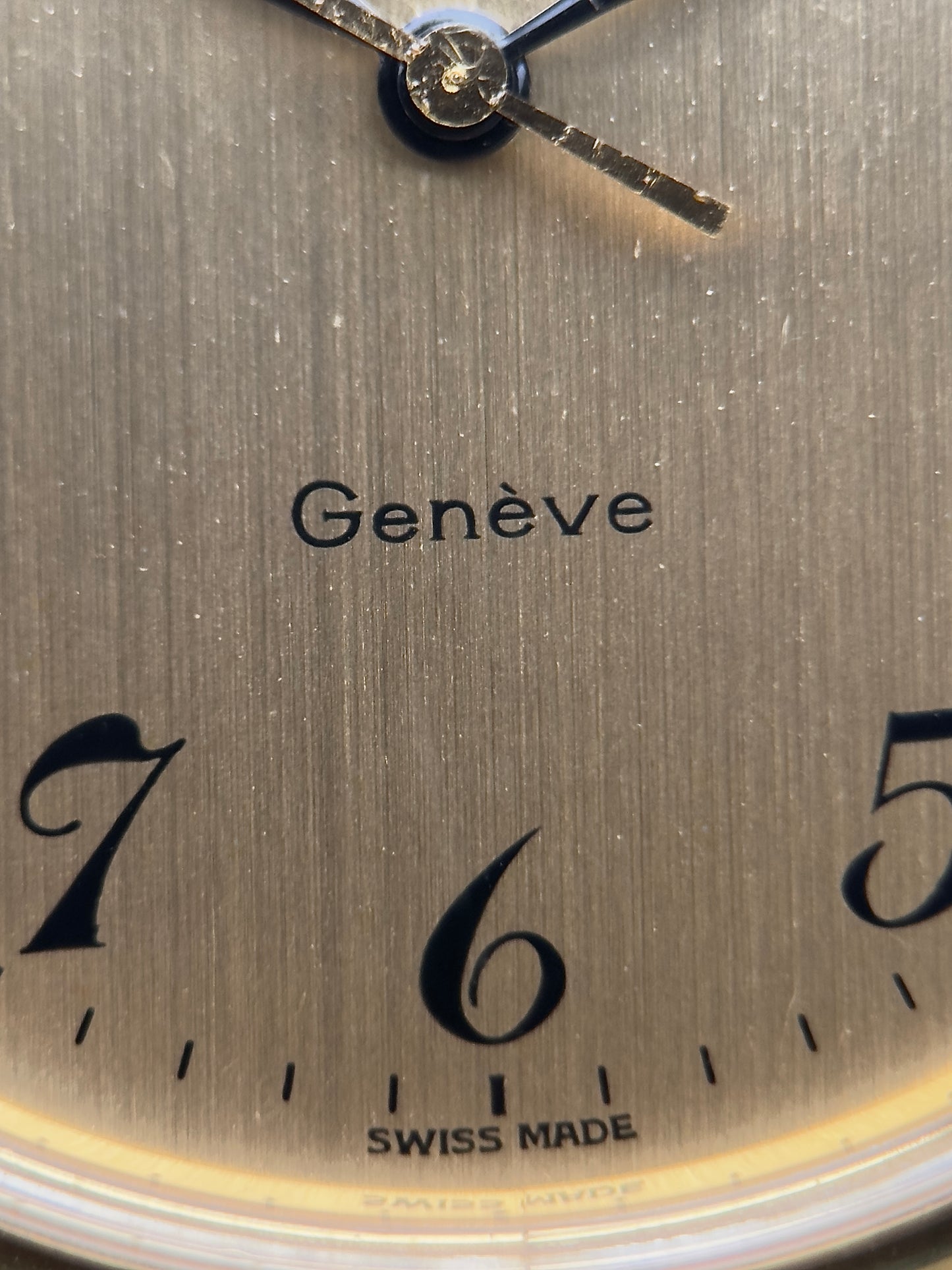Omega Geneve Date Arabic Numeral