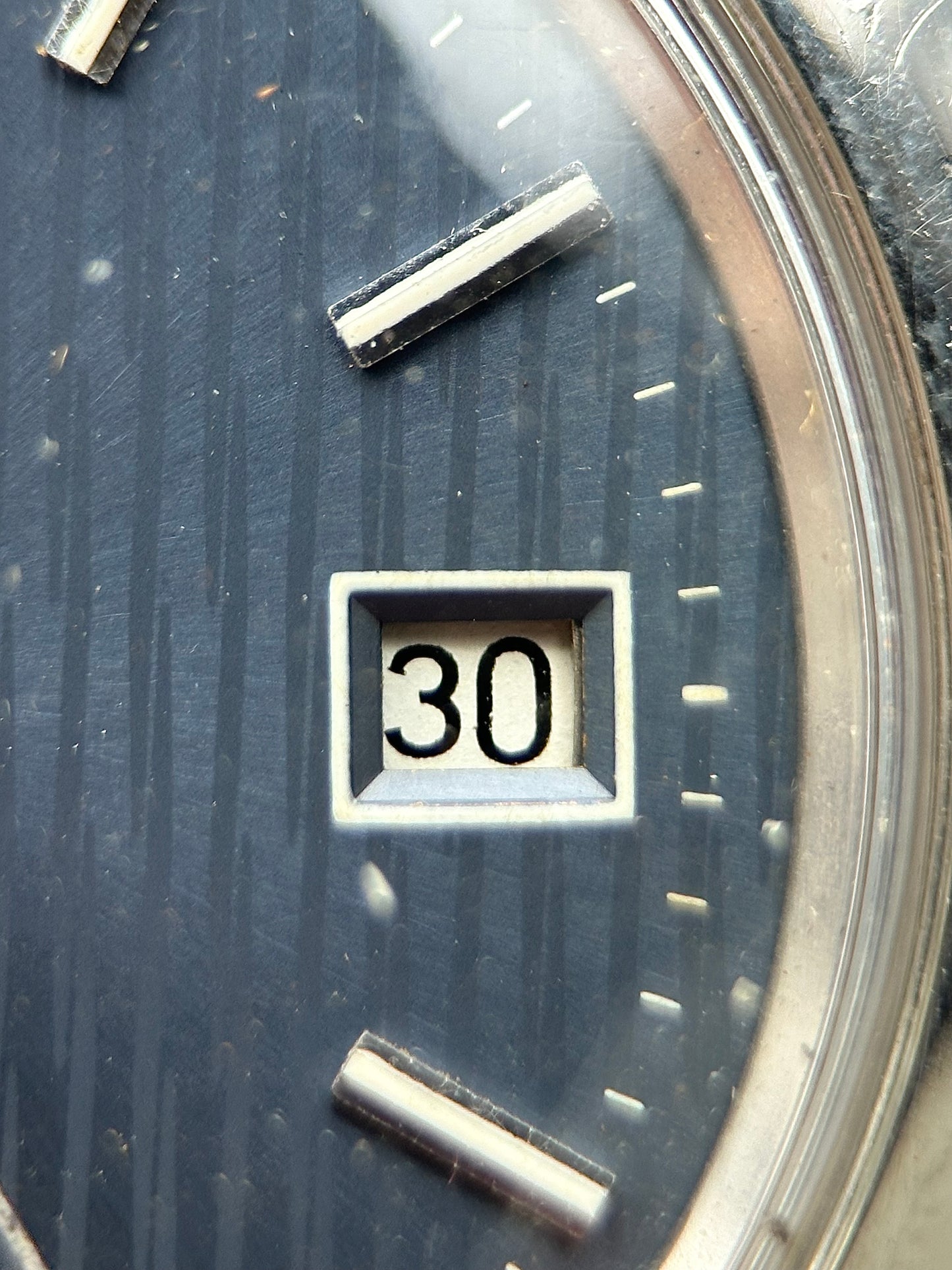 Omega De Ville Jumbo Blue Texture Dial