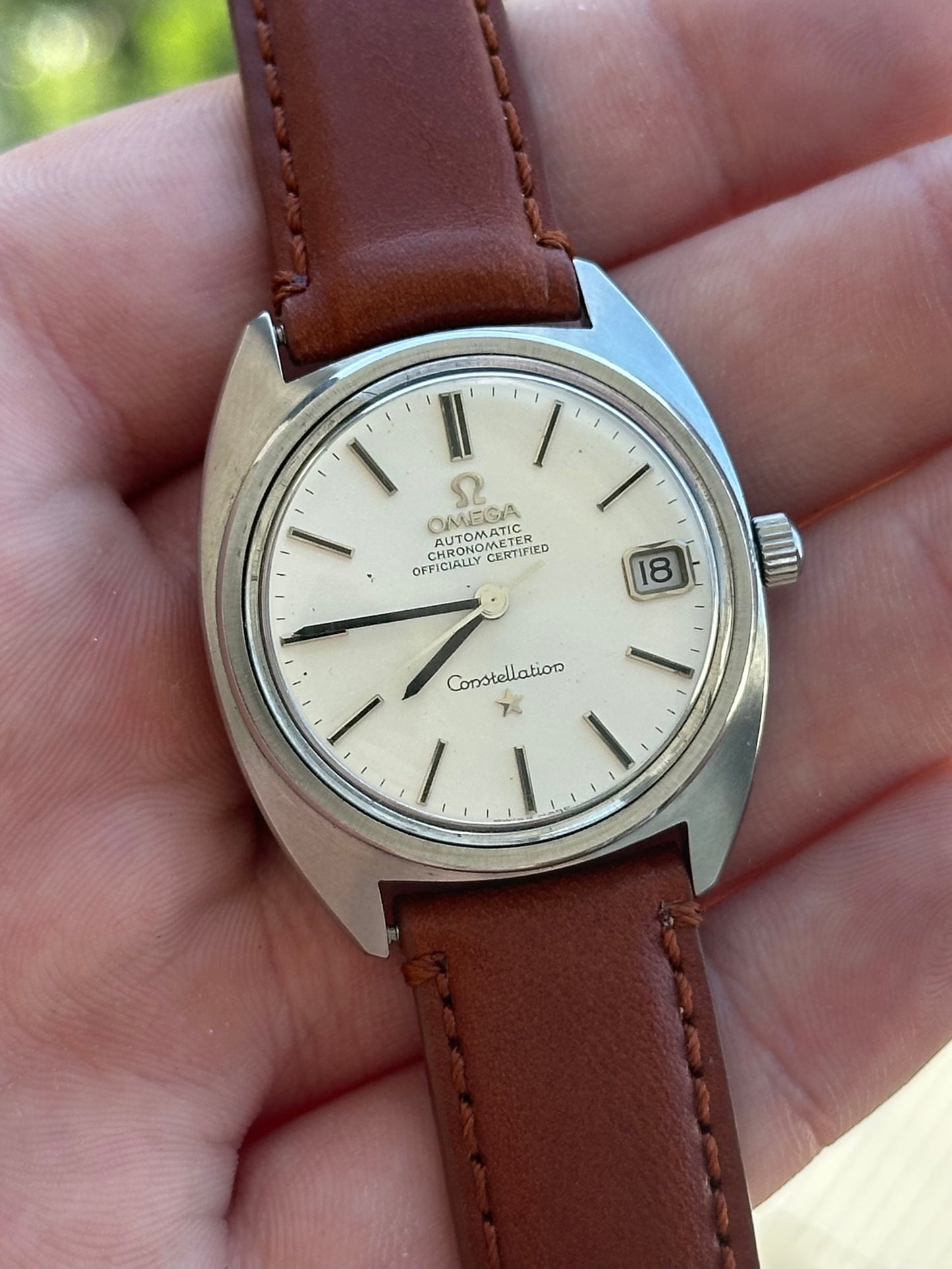Omega Constellation White Dial 1968 168.017