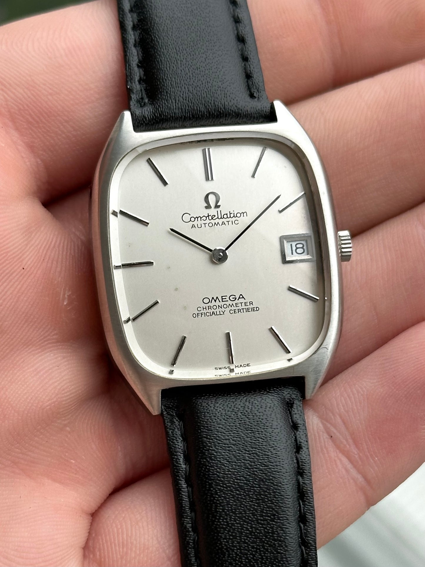 Omega Constellation Chronometer Rectangle Case