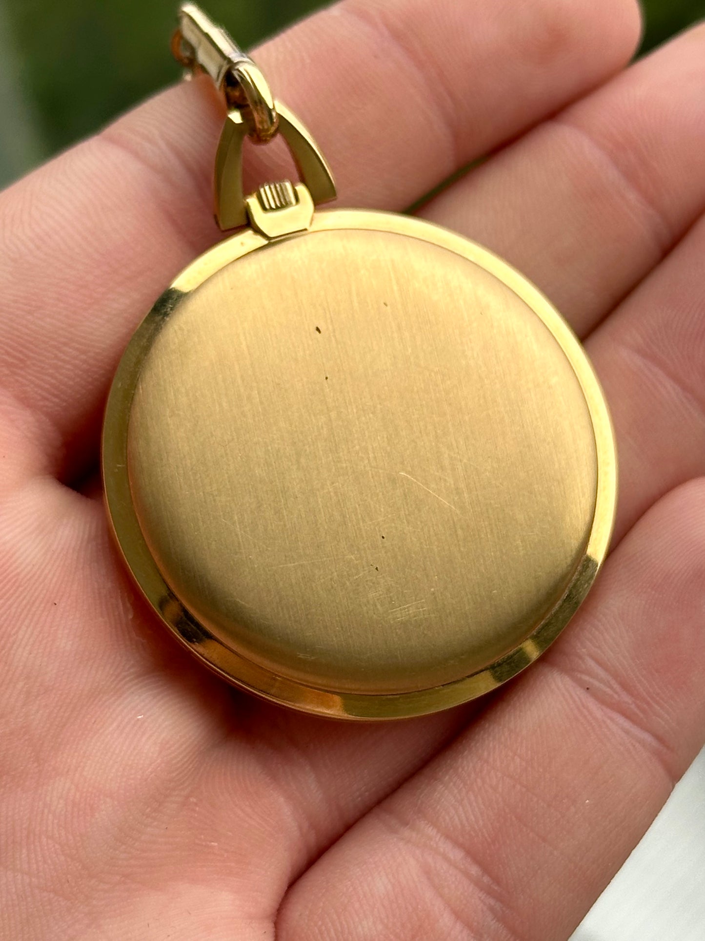 Omega Pocket Watch with Original Chain and Pouch