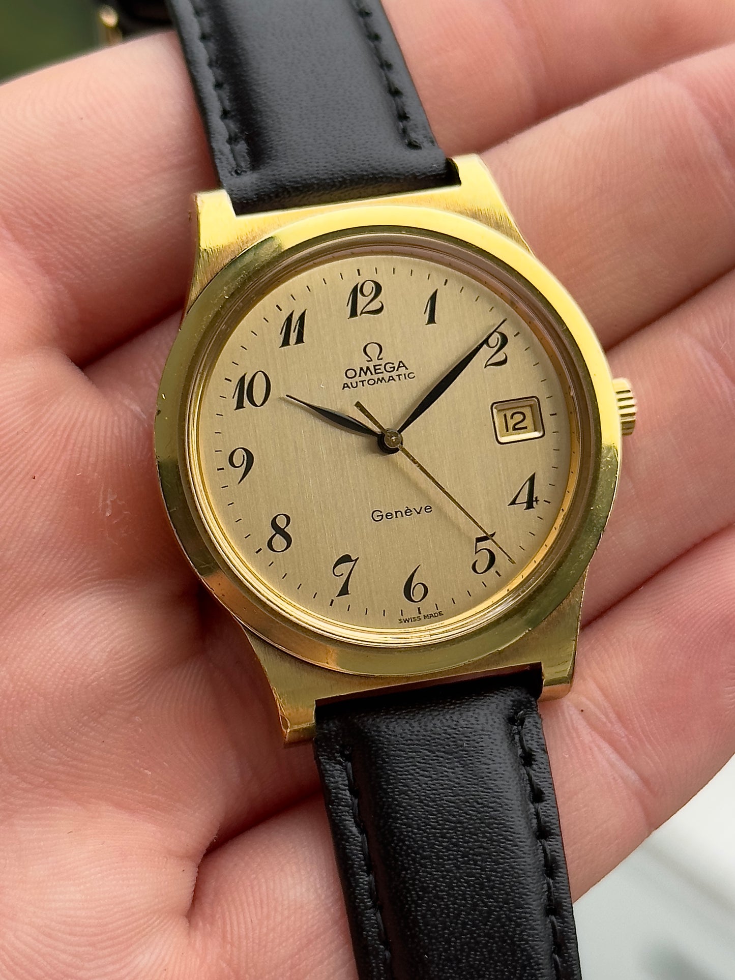 Omega Geneve Date Arabic Numeral