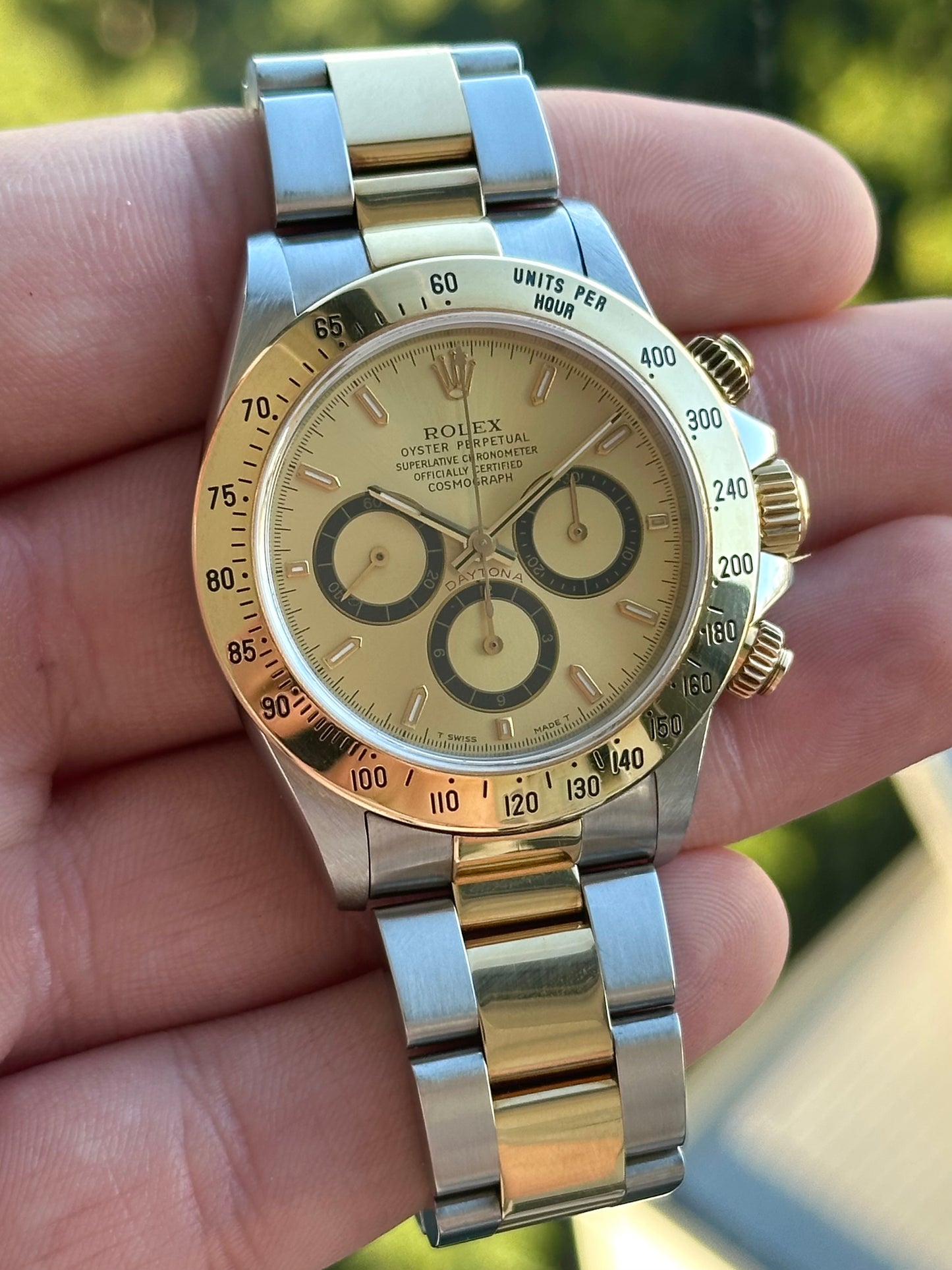 Rolex Zenith Daytona Rare ‘Inverted Six’ Dial 16523 Full set