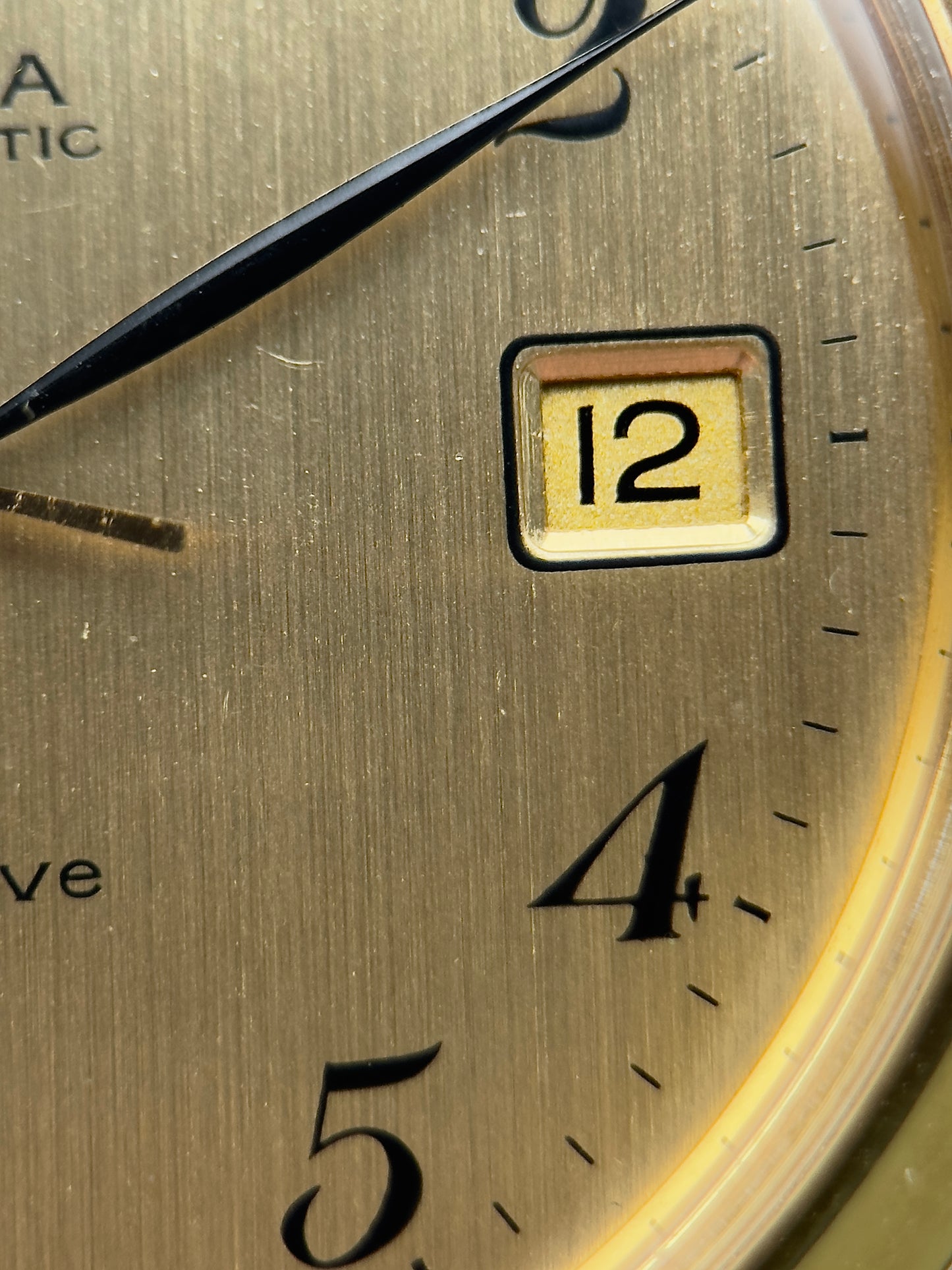 Omega Geneve Date Arabic Numeral