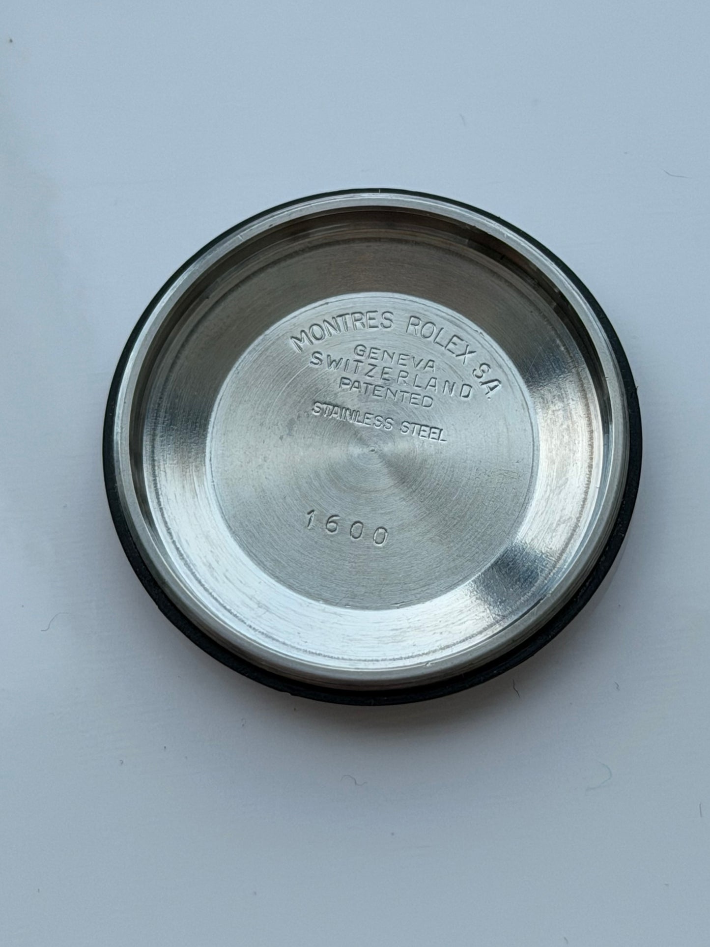 Rolex Datejust Rare Smooth Bezel Black Dial 1976