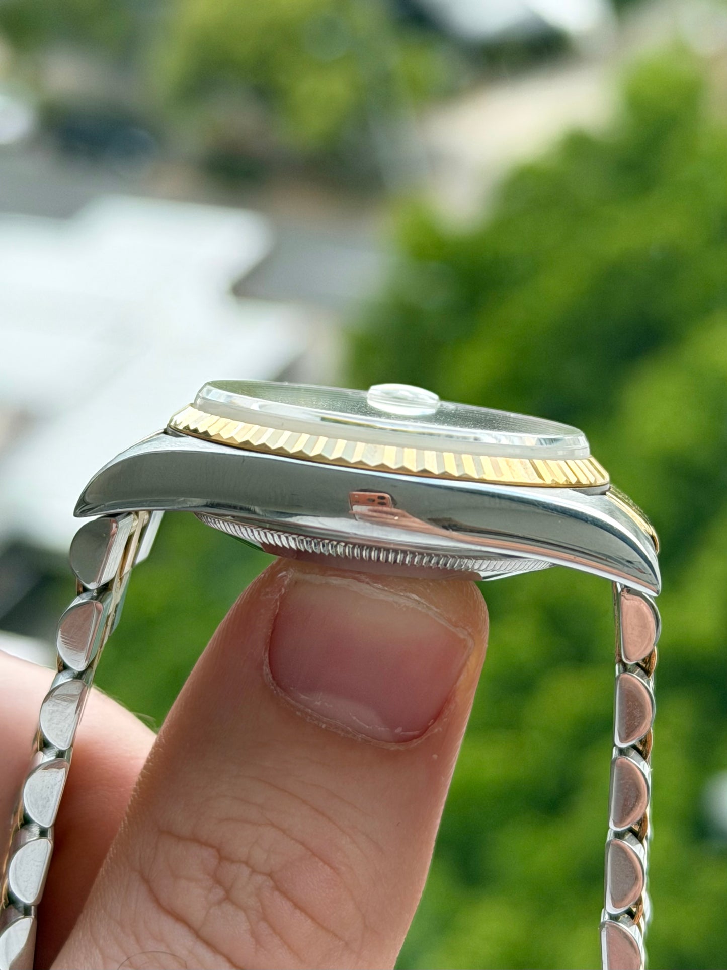 Rolex Datejust Champagne Roman Numeral Dial 1996