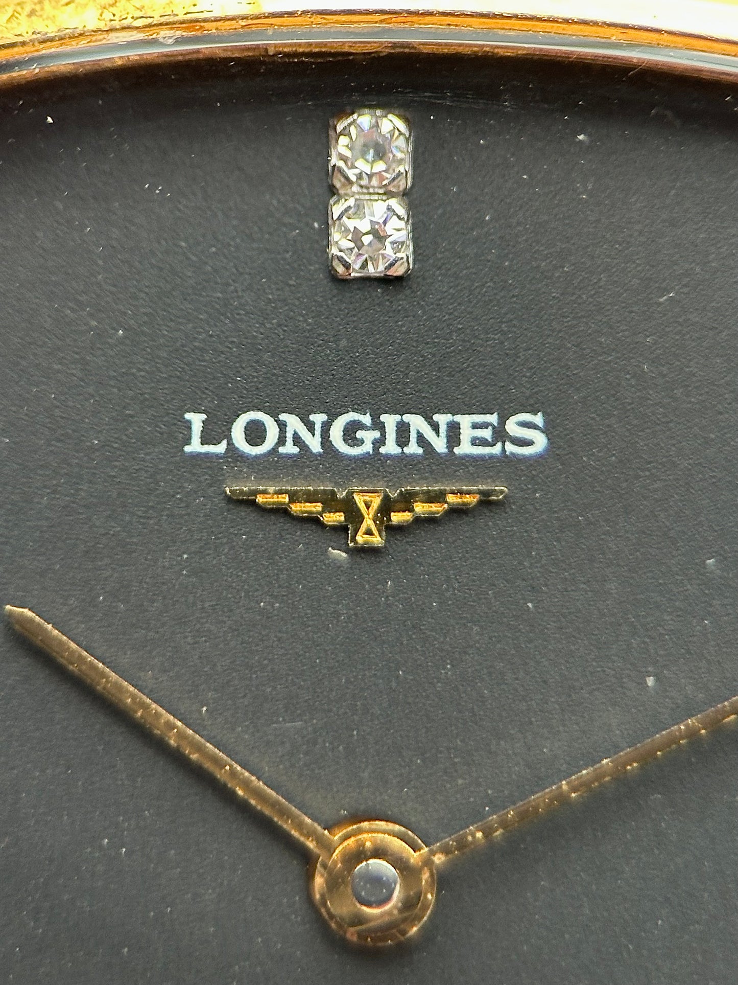 Longines Diamond Marker Black Dial