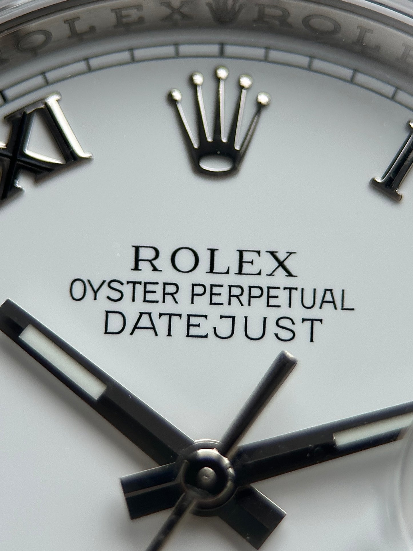 Rolex Datejust 36 White Roman Numeral Dial 116200
