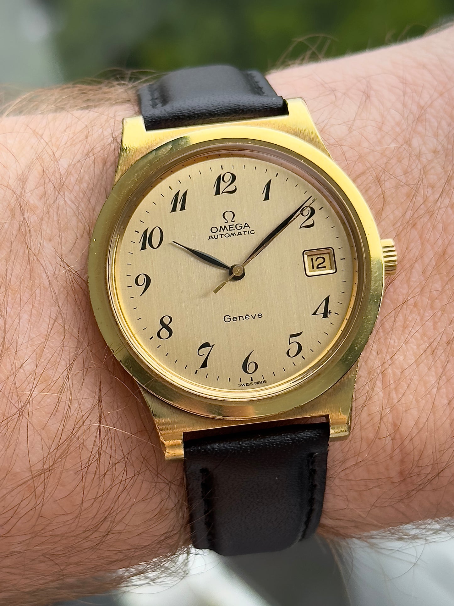 Omega Geneve Date Arabic Numeral