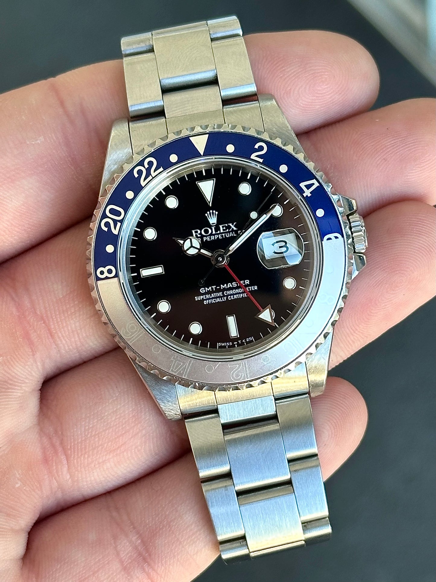 Rolex GMT Master Ghost Pepsi 16700 Box and Booklets 1989