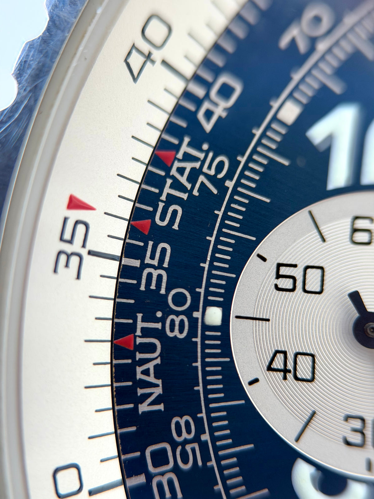 Breitling Navitimer Blue Dial 2001 Full Set + Blue Leather with Clasp