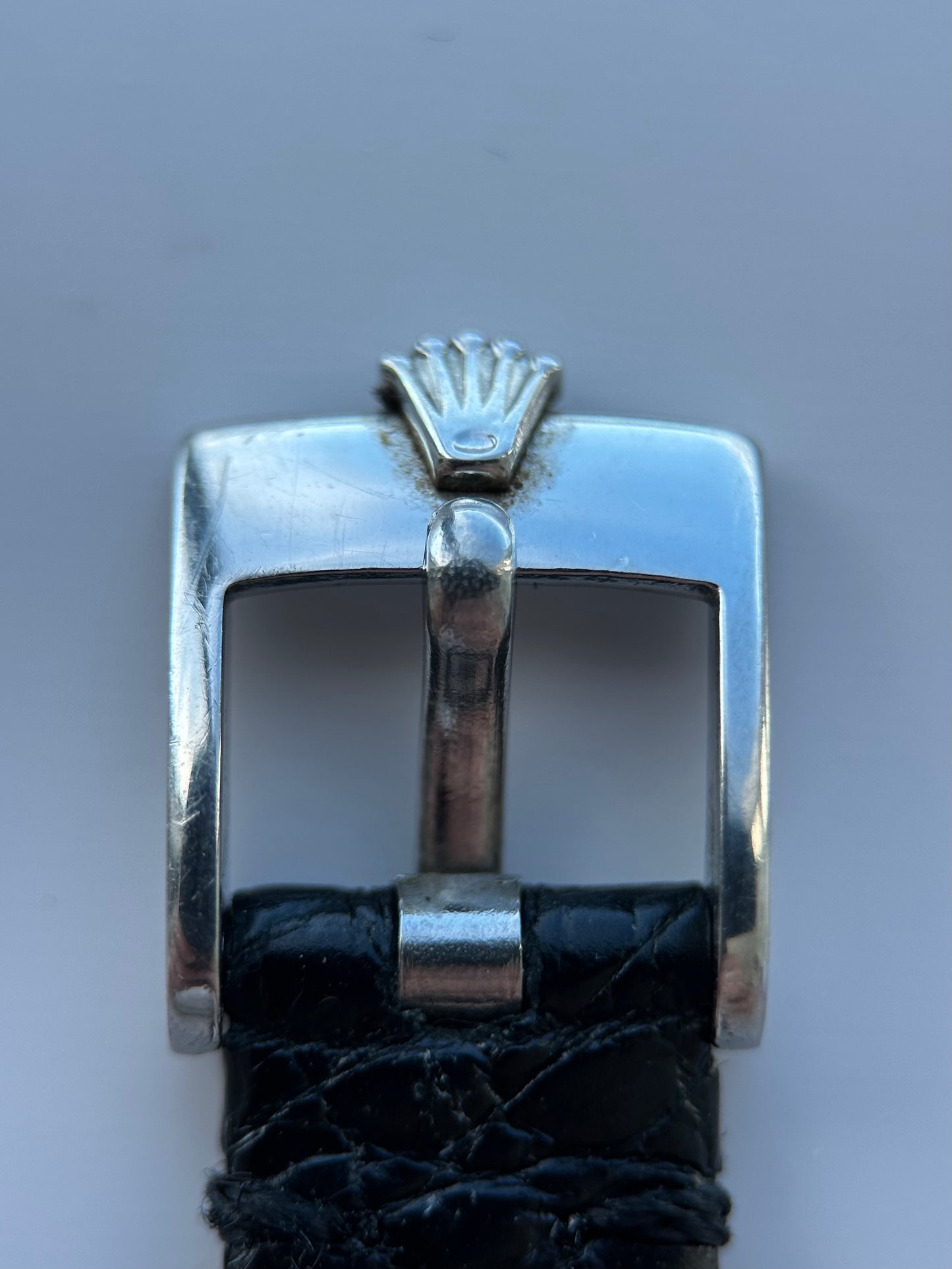 Rolex Cellini Blue Lacquer Vignette Dial 18k Gold