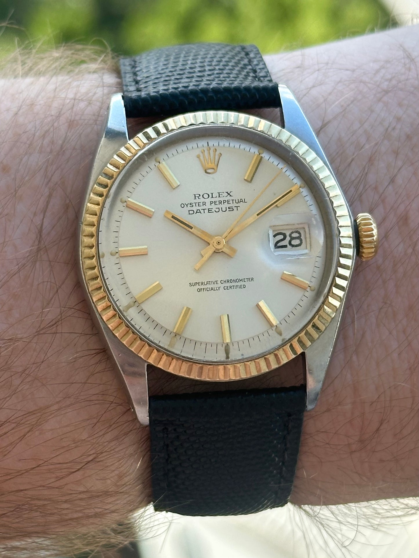 Rolex Datejust 1601 Silver PiePan Dial 1969