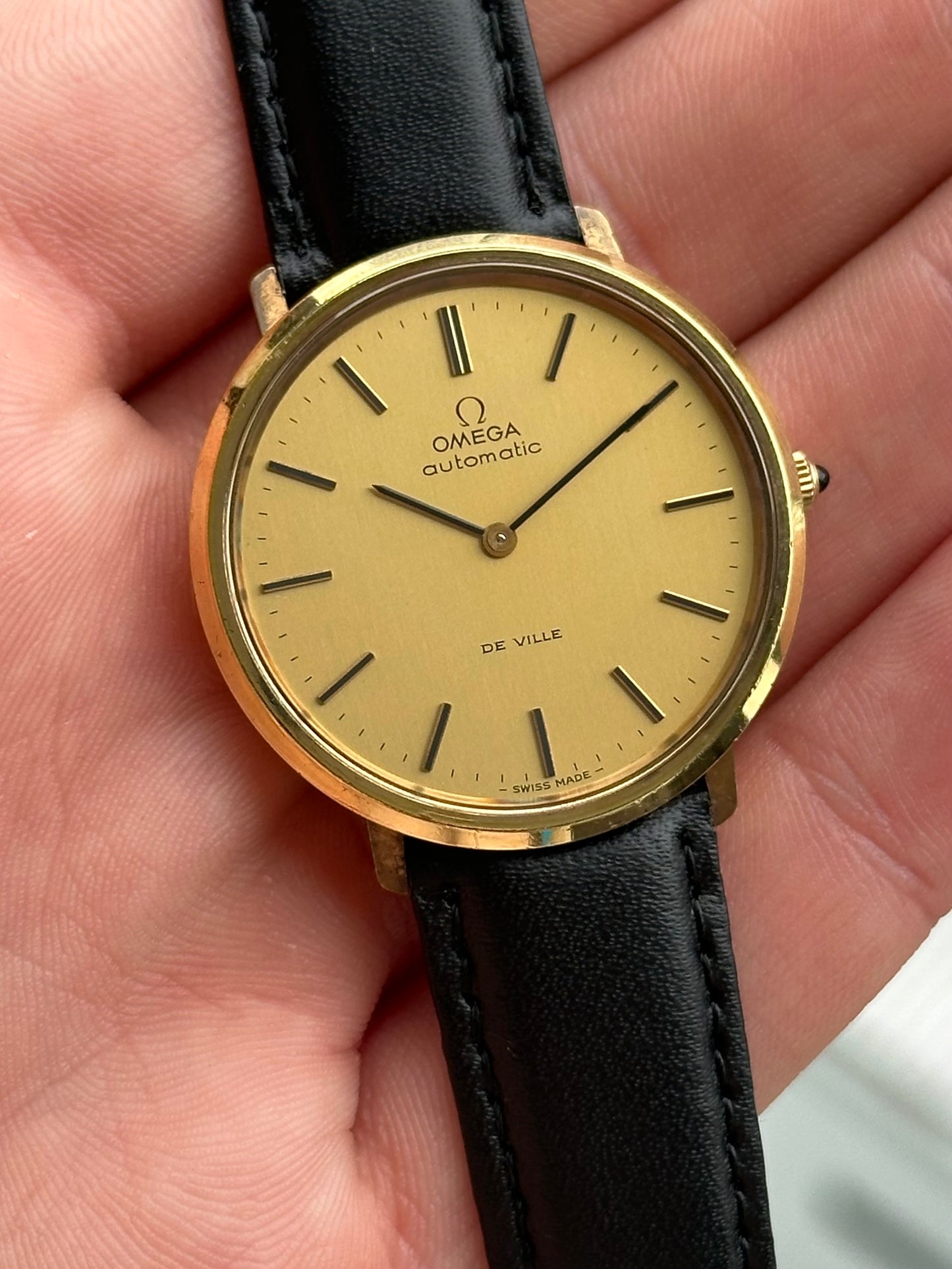 Omega De Ville Sapphire Crown