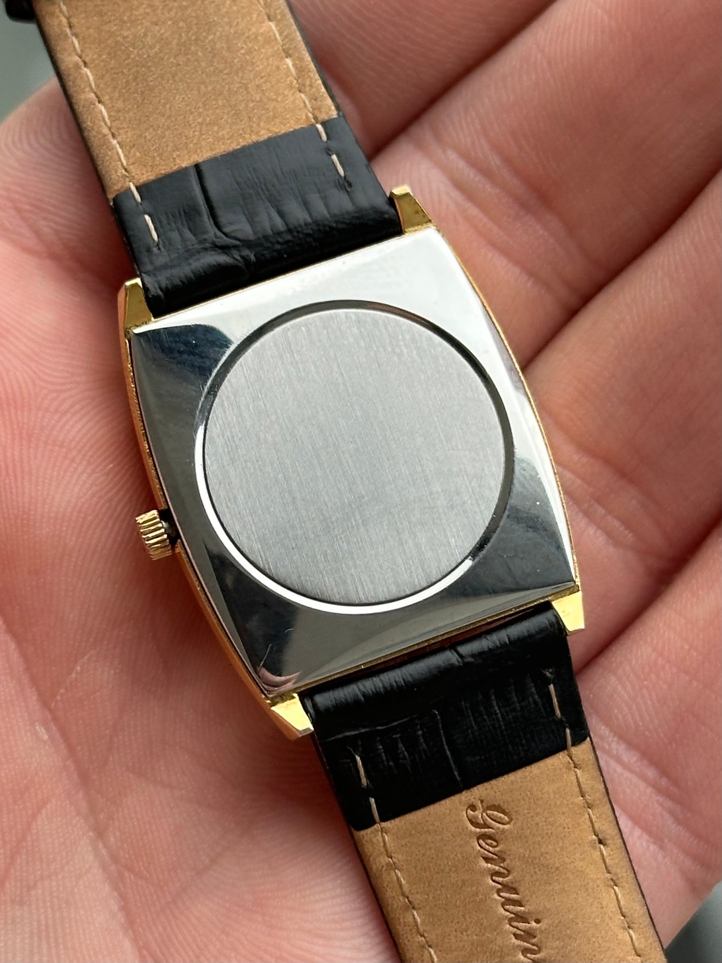 Omega De Ville Rectangle Black Dial