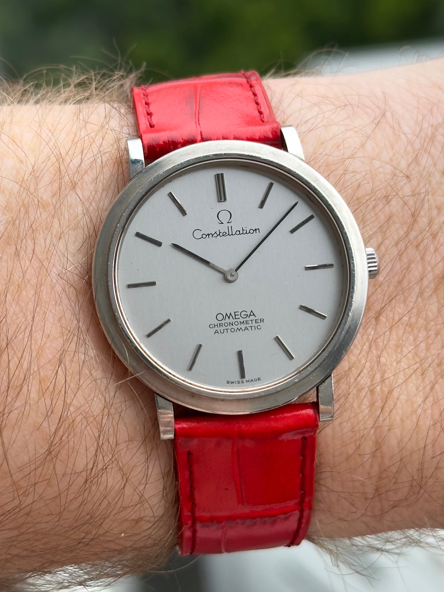 Omega Constellation Chronometer Grey Dial