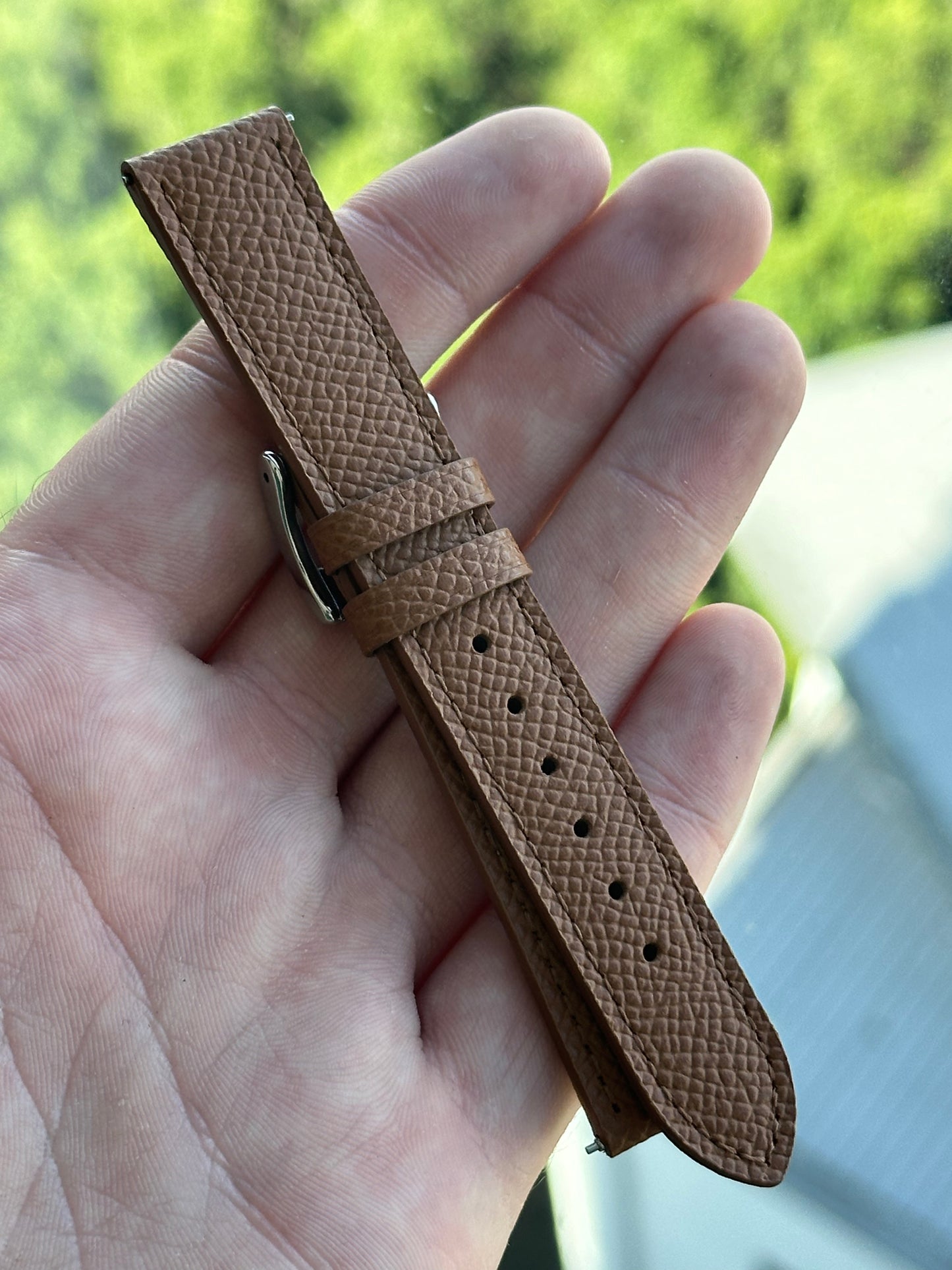 Quick Release Leather Straps