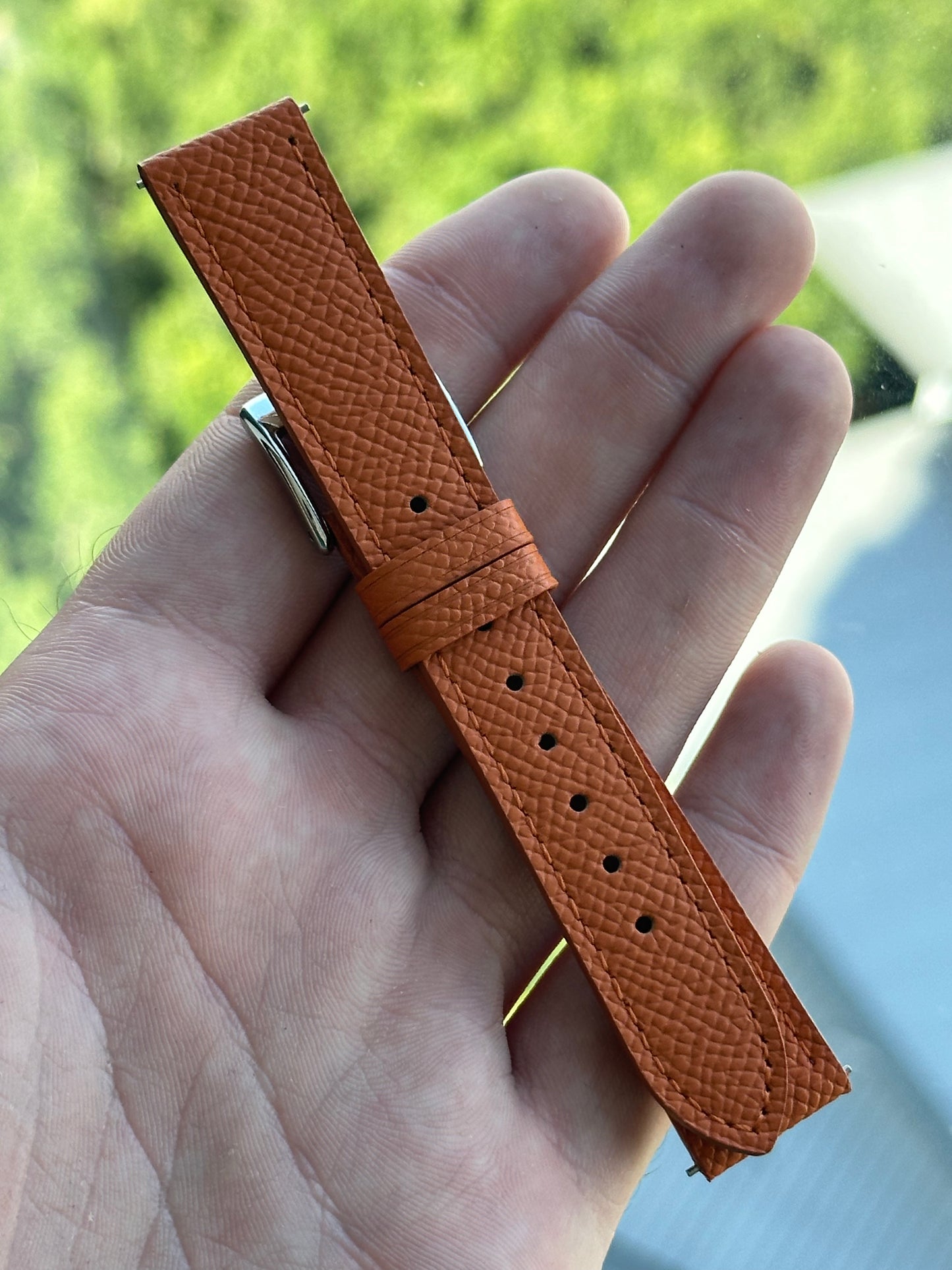 Quick Release Leather Straps