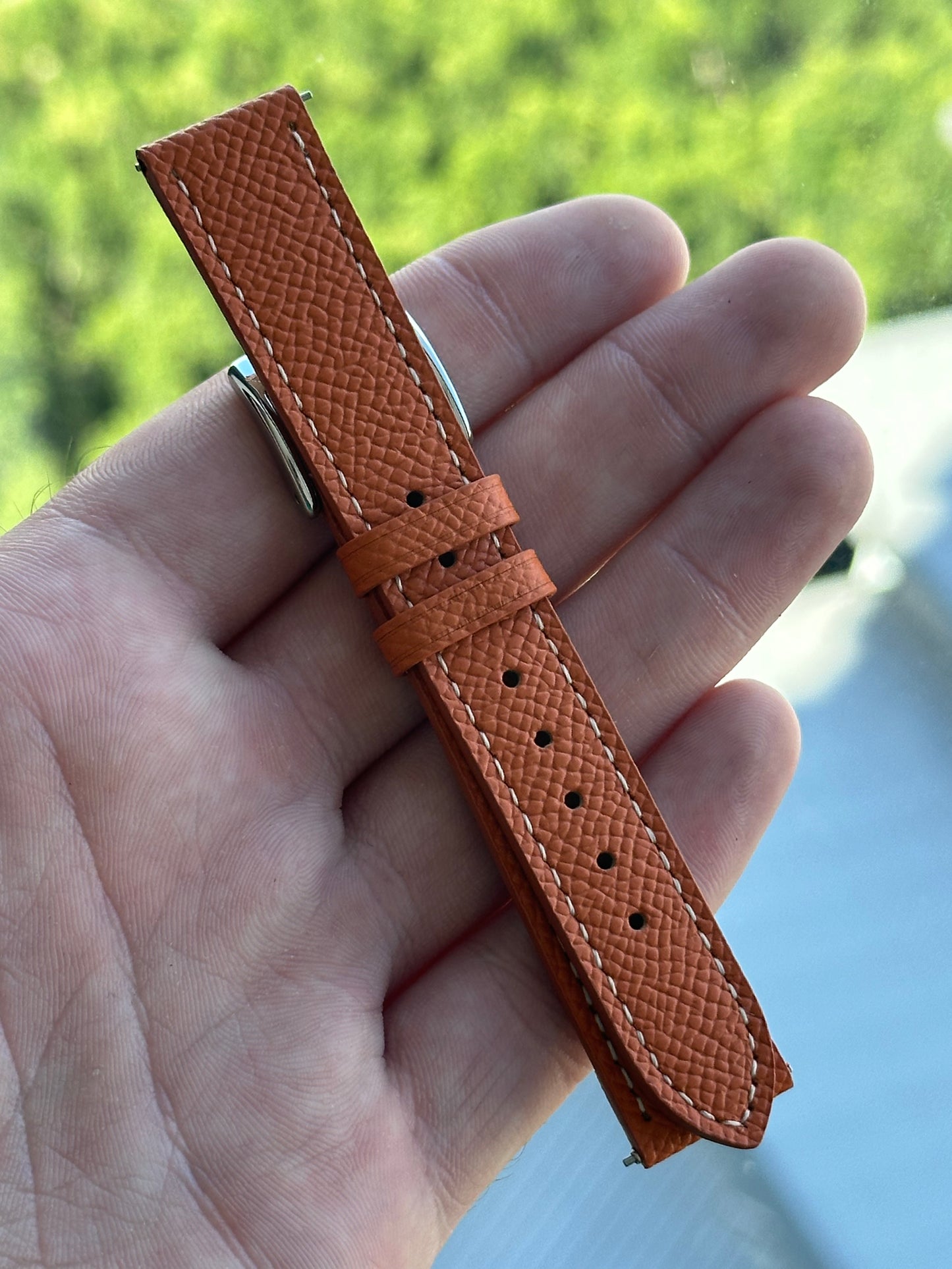 Quick Release Leather Straps