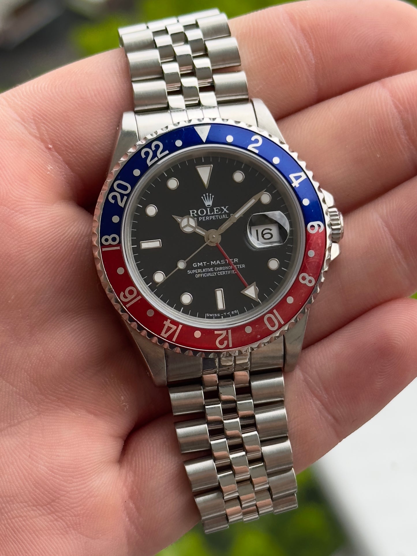 Rolex GMT Master Pepsi 16700 on Jubilee Box and Booklets 1991