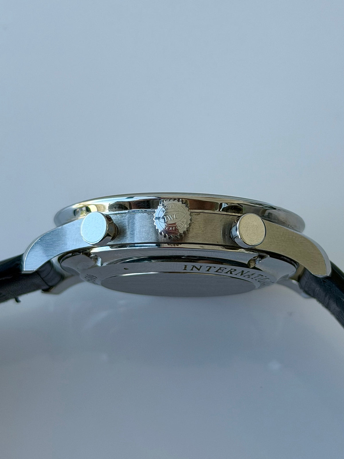 IWC Portuguese Chrono Silver Dial with Papers IW371445