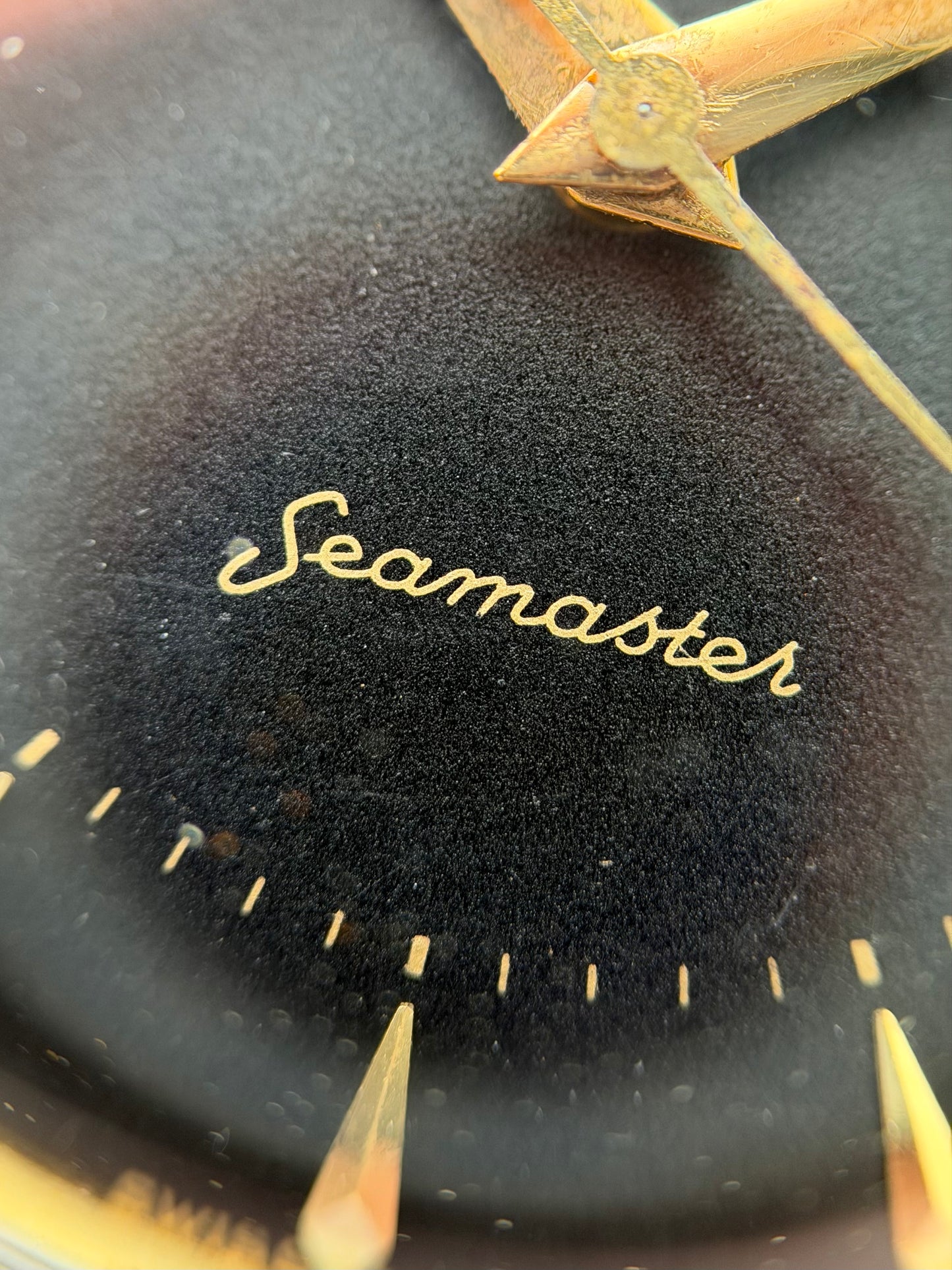 Omega Seamaster Black Dial “Big Seahorse Caseback”