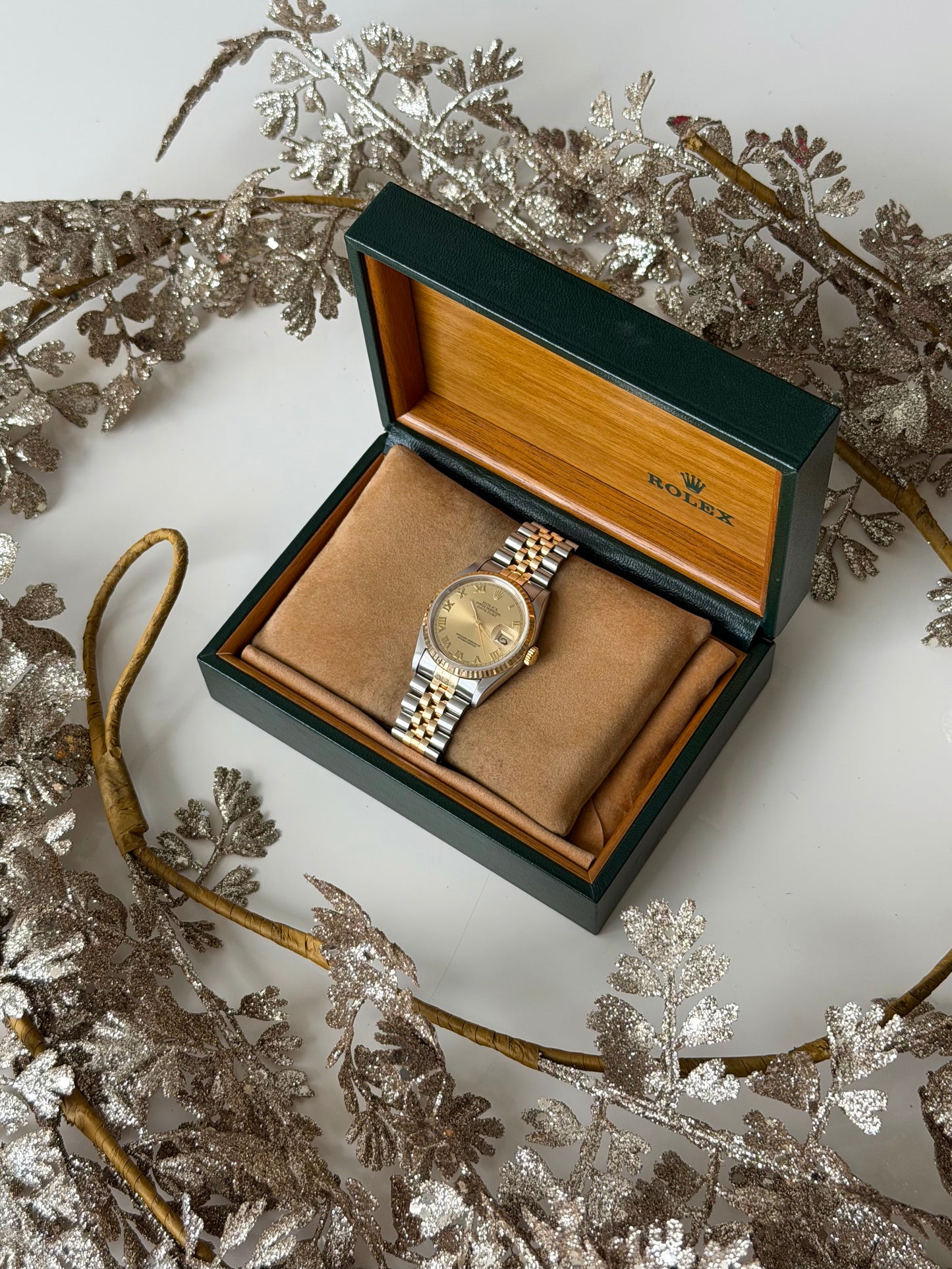 Rolex Datejust Champagne Roman Numeral Dial 1996