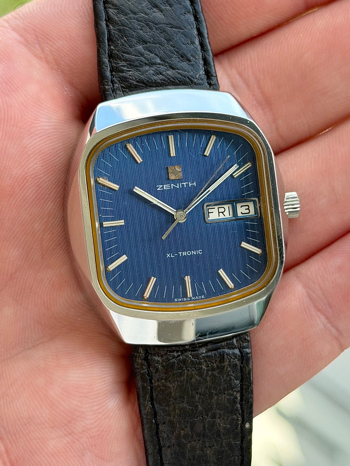 Zenith XL-Tronic Blue Dial
