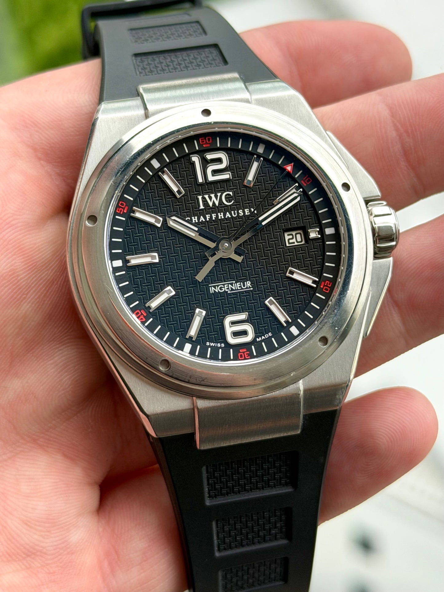 IWC Ingenieur on Rubber IW323601