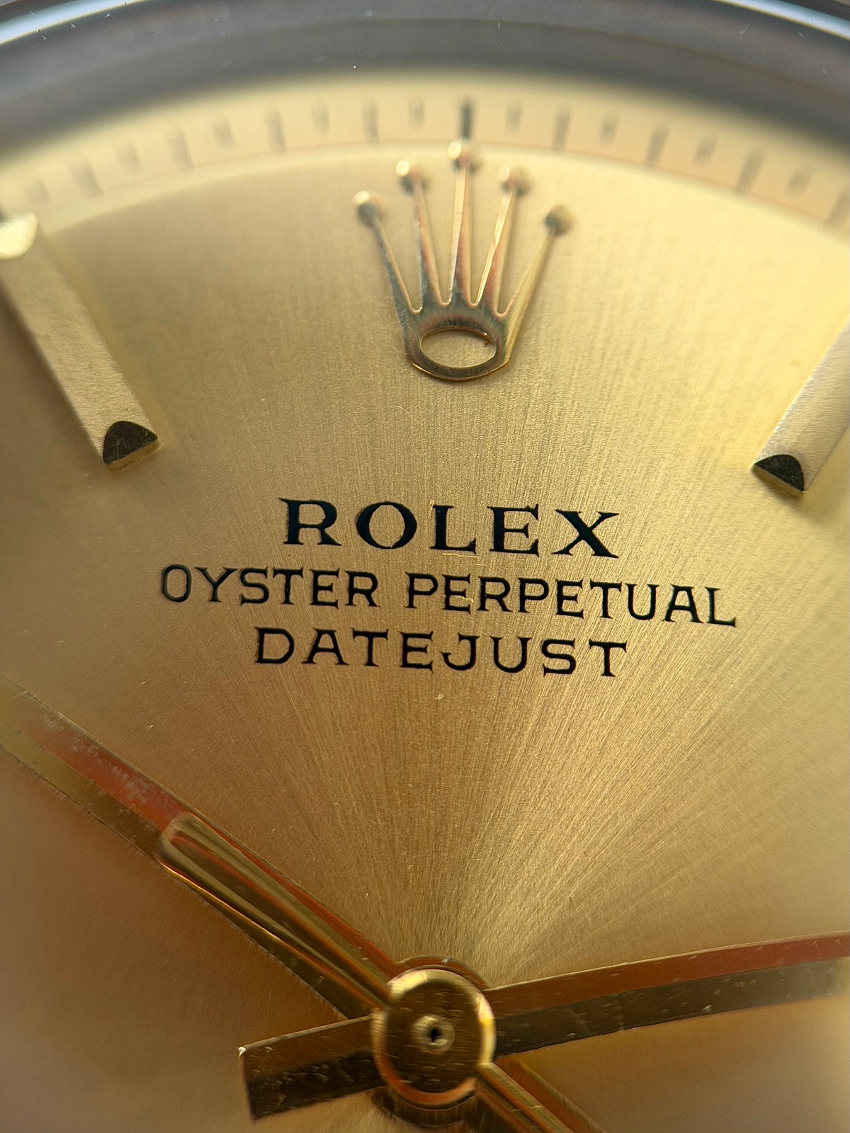 Rolex Datejust 1600 Gold Dial 1973