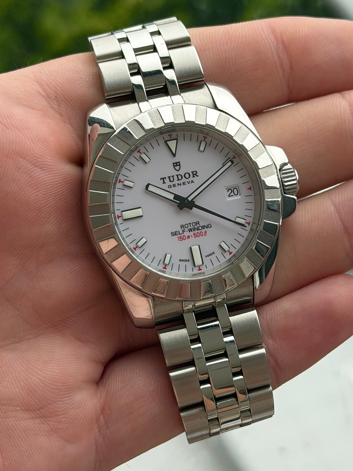Tudor Hydronaught White Dial 40mm