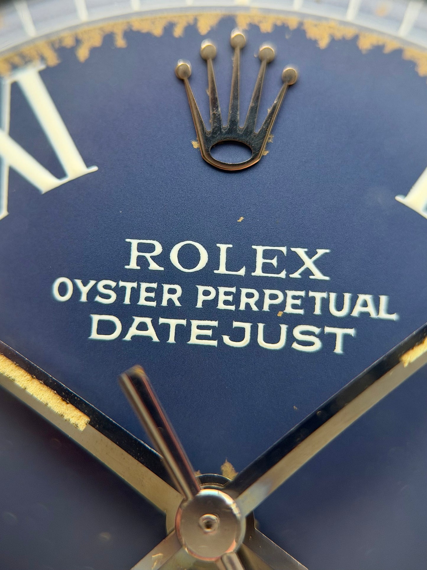Rolex Datejust Blue Buckley Dial 1601 1976