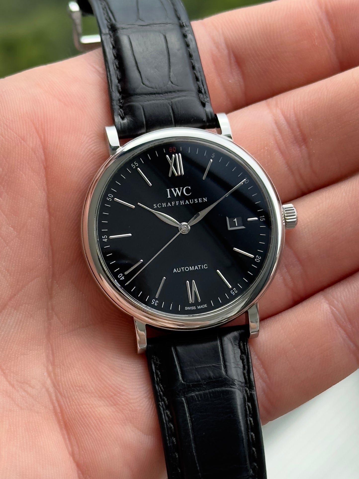 IWC Portofino Black Dial with Papers 2016 IW356502