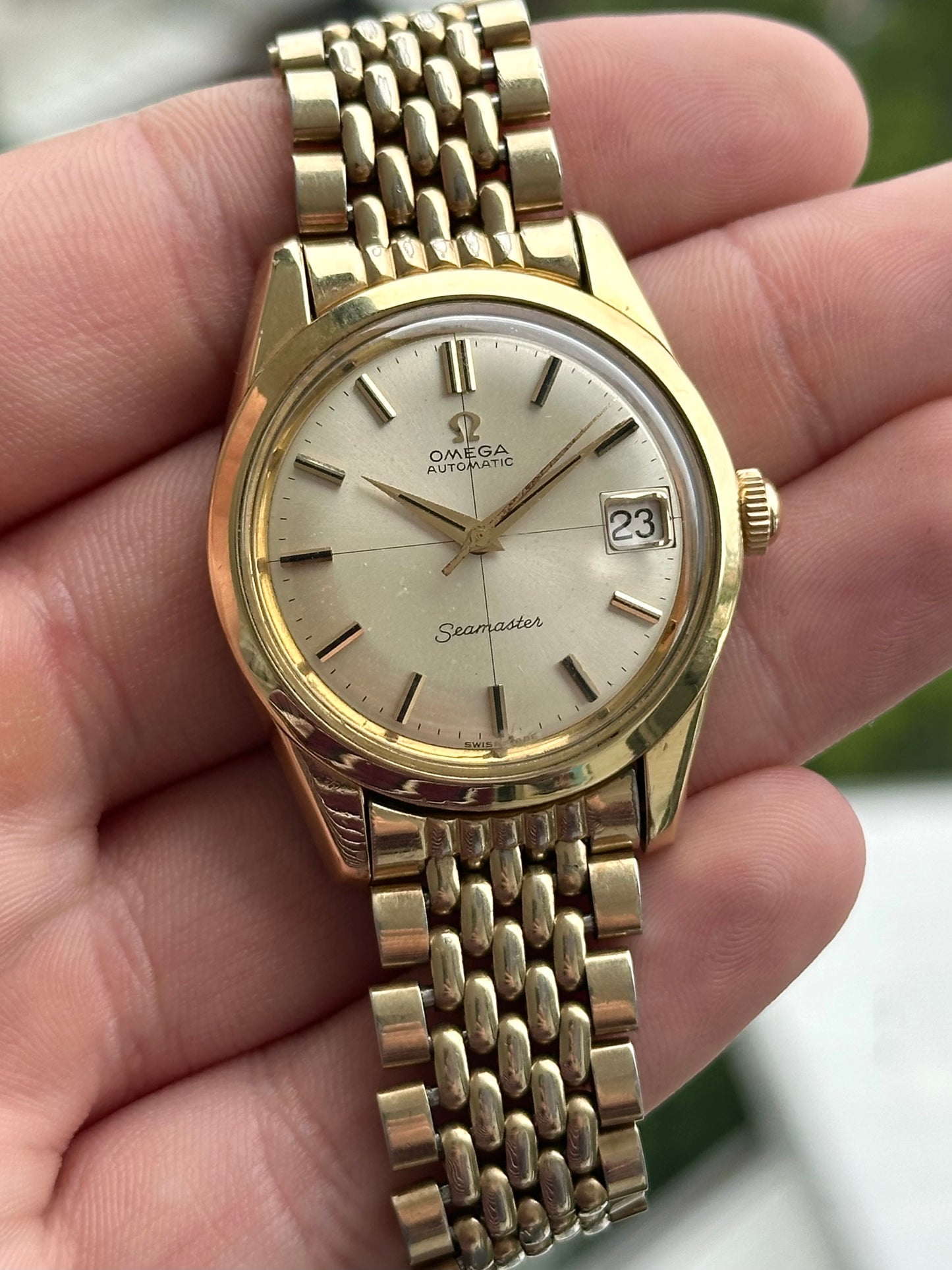 Omega Seamaster Crosshair Dial 166.010