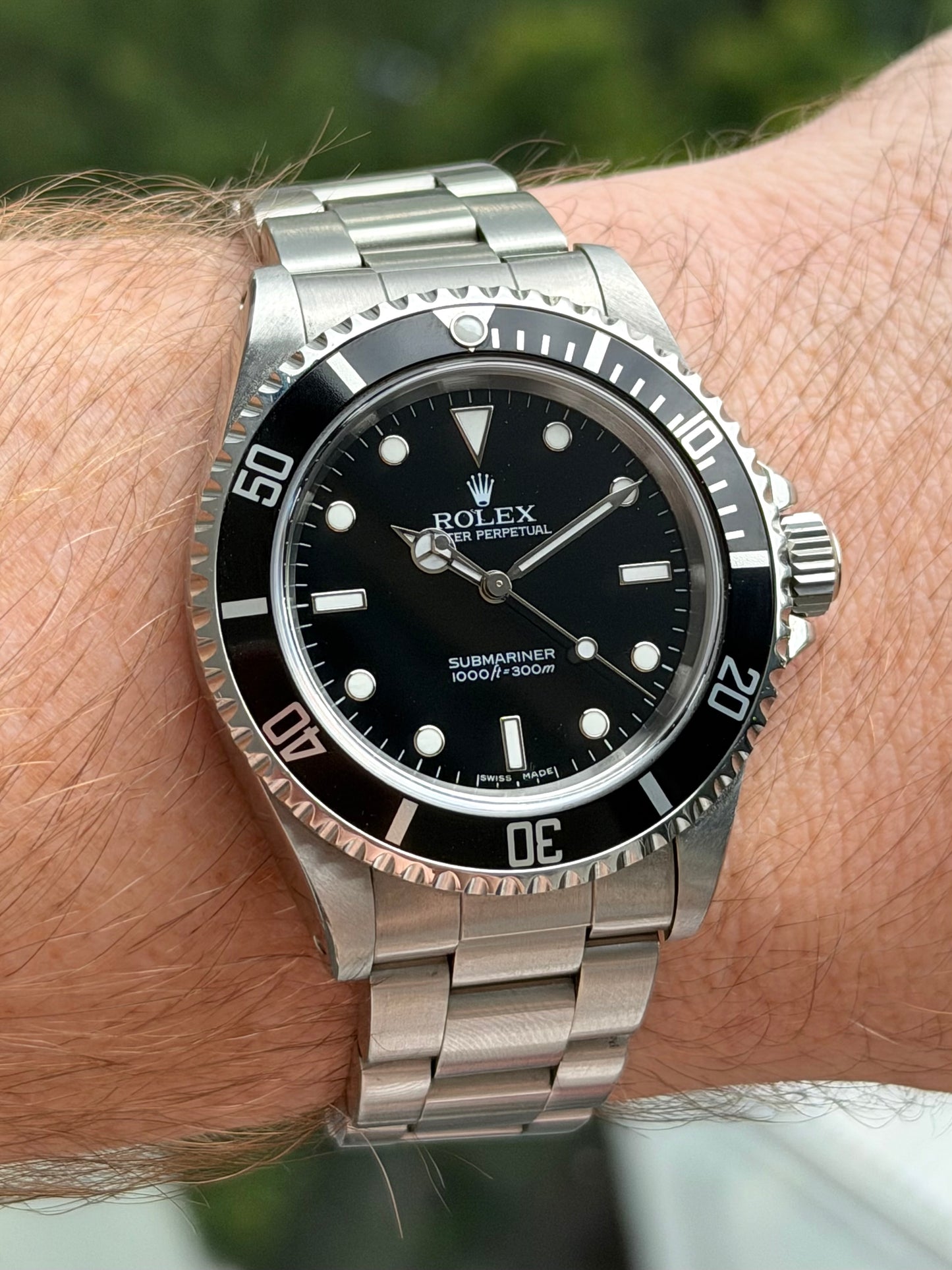 Rolex Submariner No Date 1996 Box + Certificate