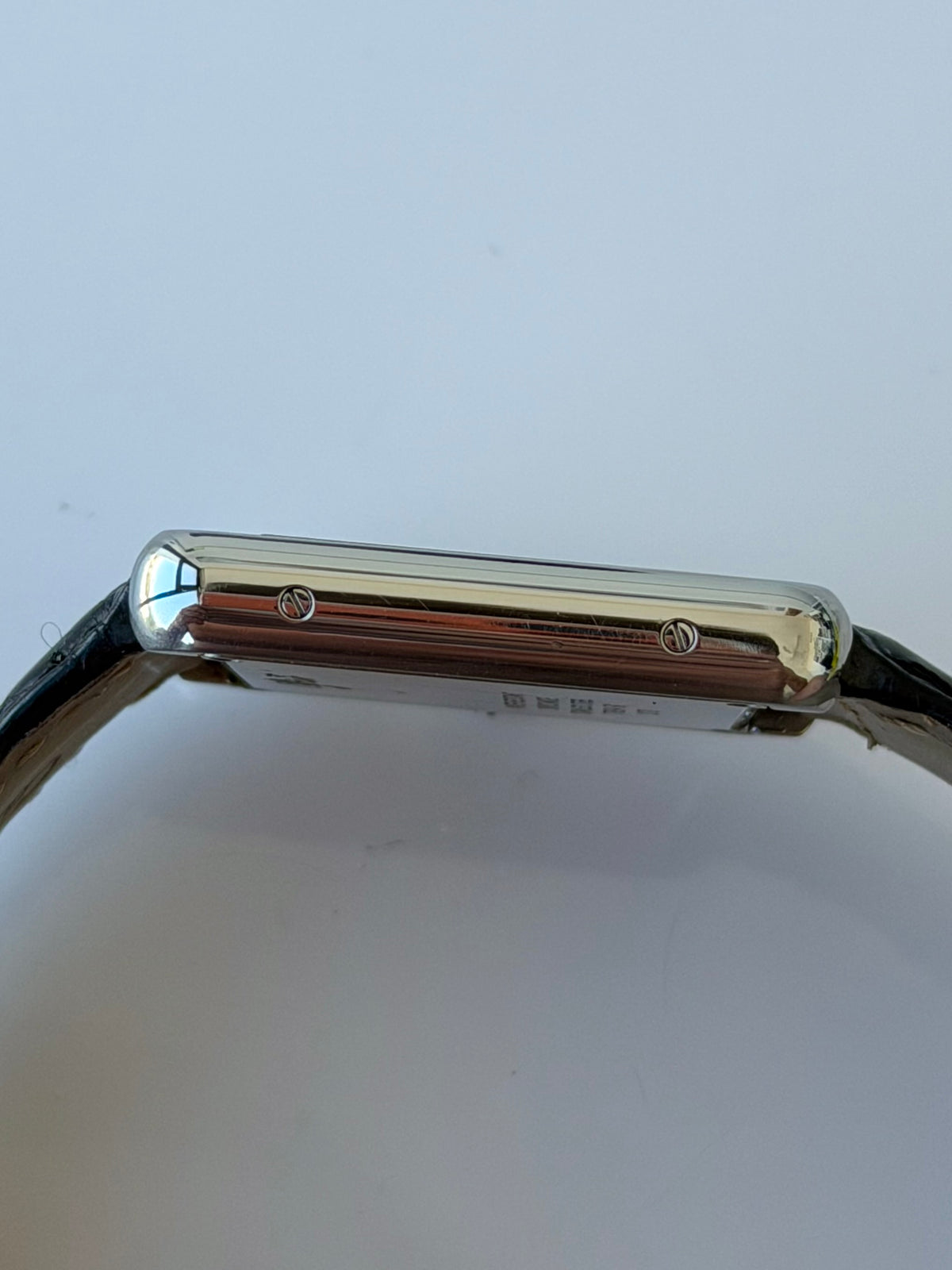 Cartier Tank Solo on Leather with Papers
