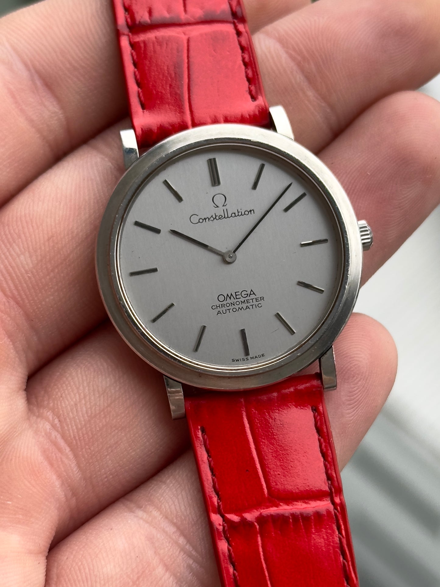 Omega Constellation Chronometer Grey Dial
