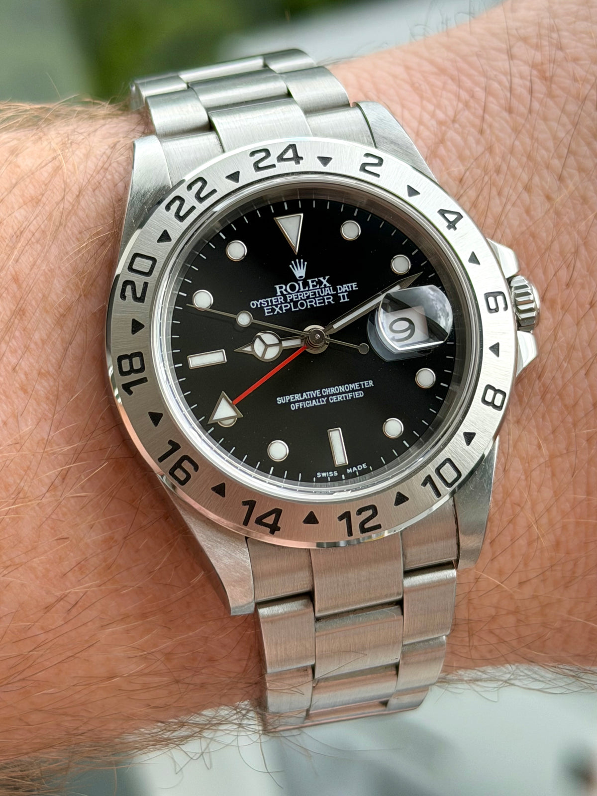 Rolex Explorer II Black Dial 16570 2004