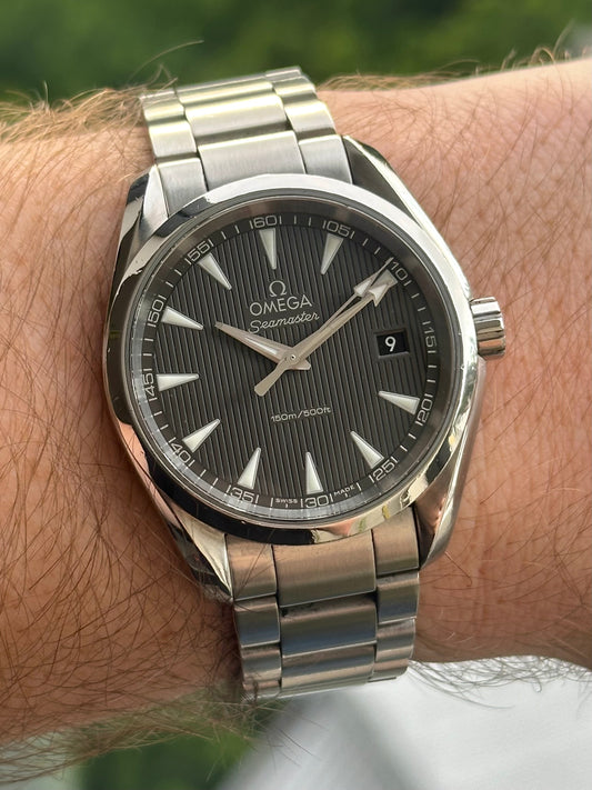 Omega Seamaster Aqua Terra 38.5mm Grey Dial