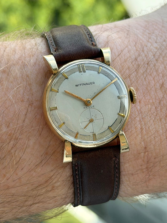 Wittnauer Sub Seconds Fancy Lugs with Box