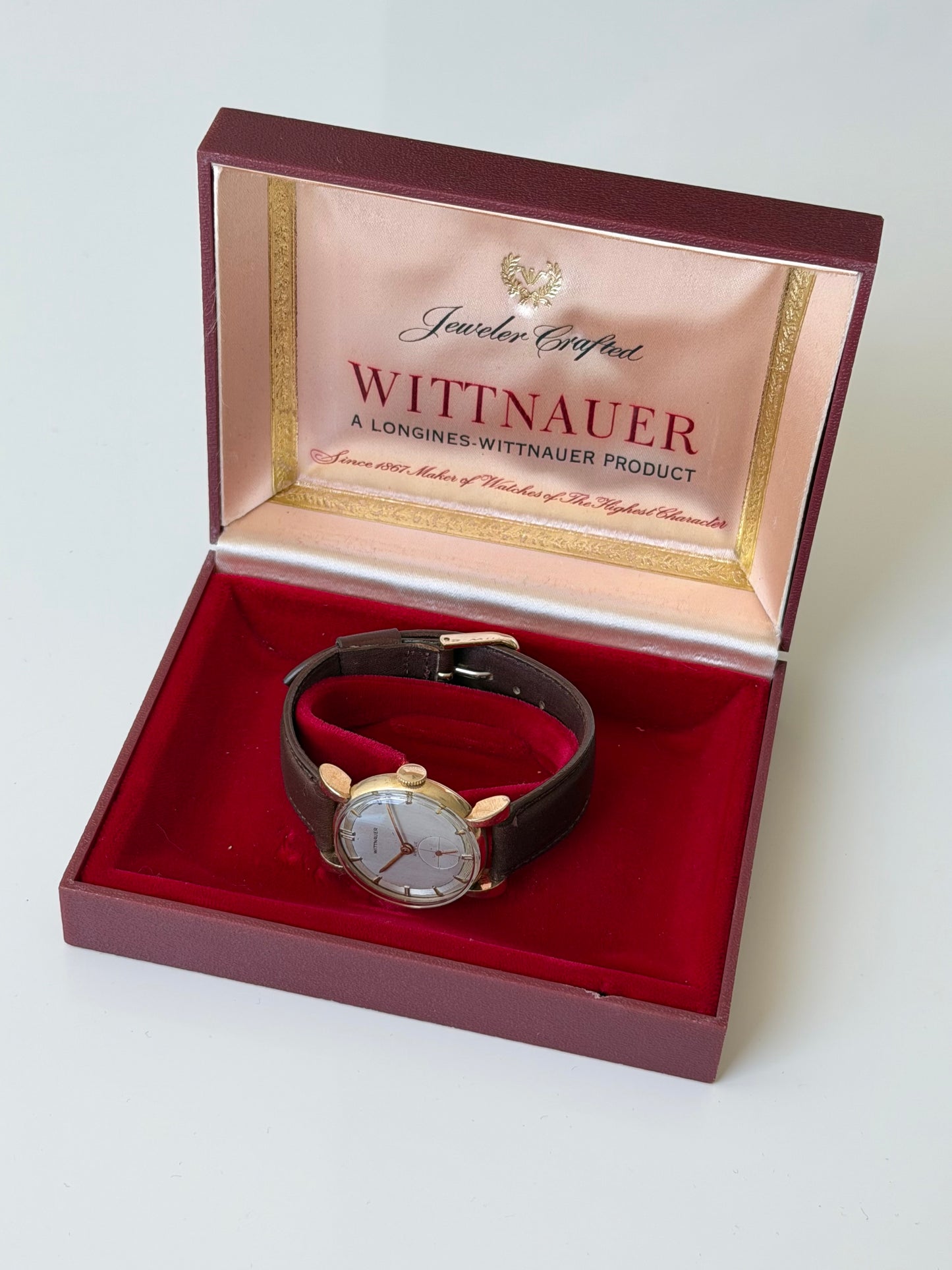 Wittnauer Sub Seconds Fancy Lugs with Box