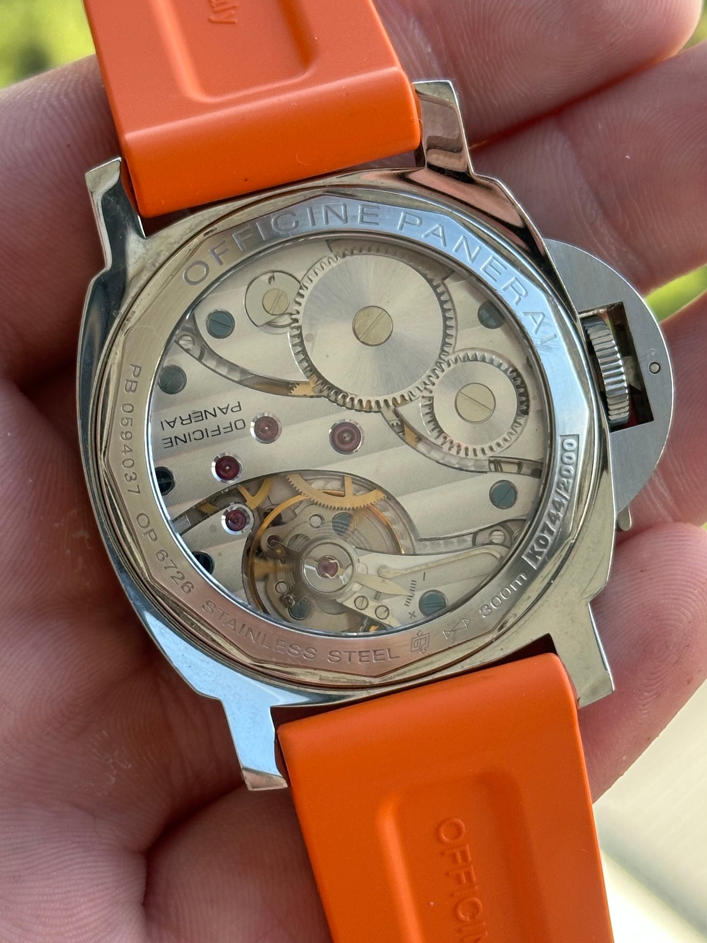 Panerai Luminor PAM00112 on Rubber