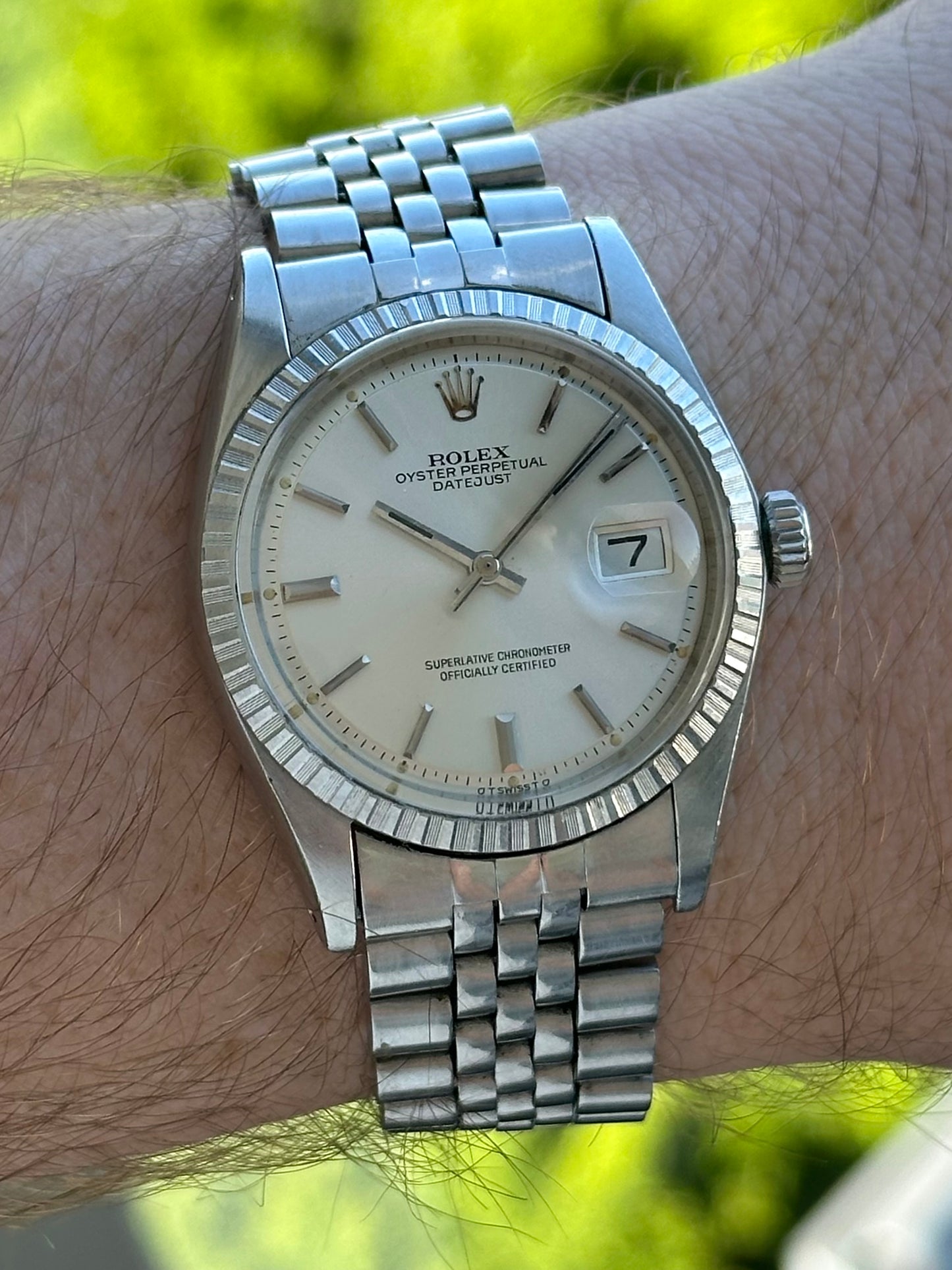 Rolex Datejust Sigma Dial 1603 Rare USA Rolex Bracelet With Papers