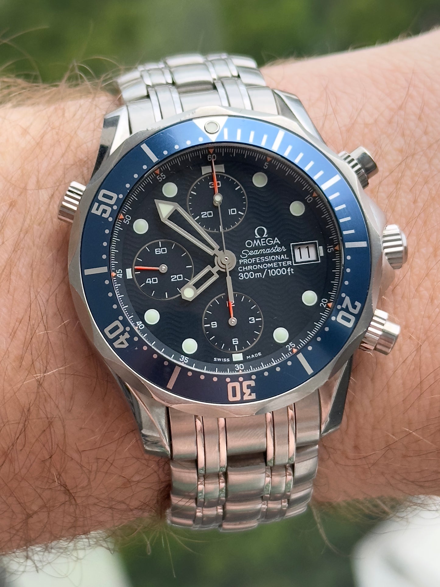 Omega Seamaster 300 Chrono Wave Dial 2298.80