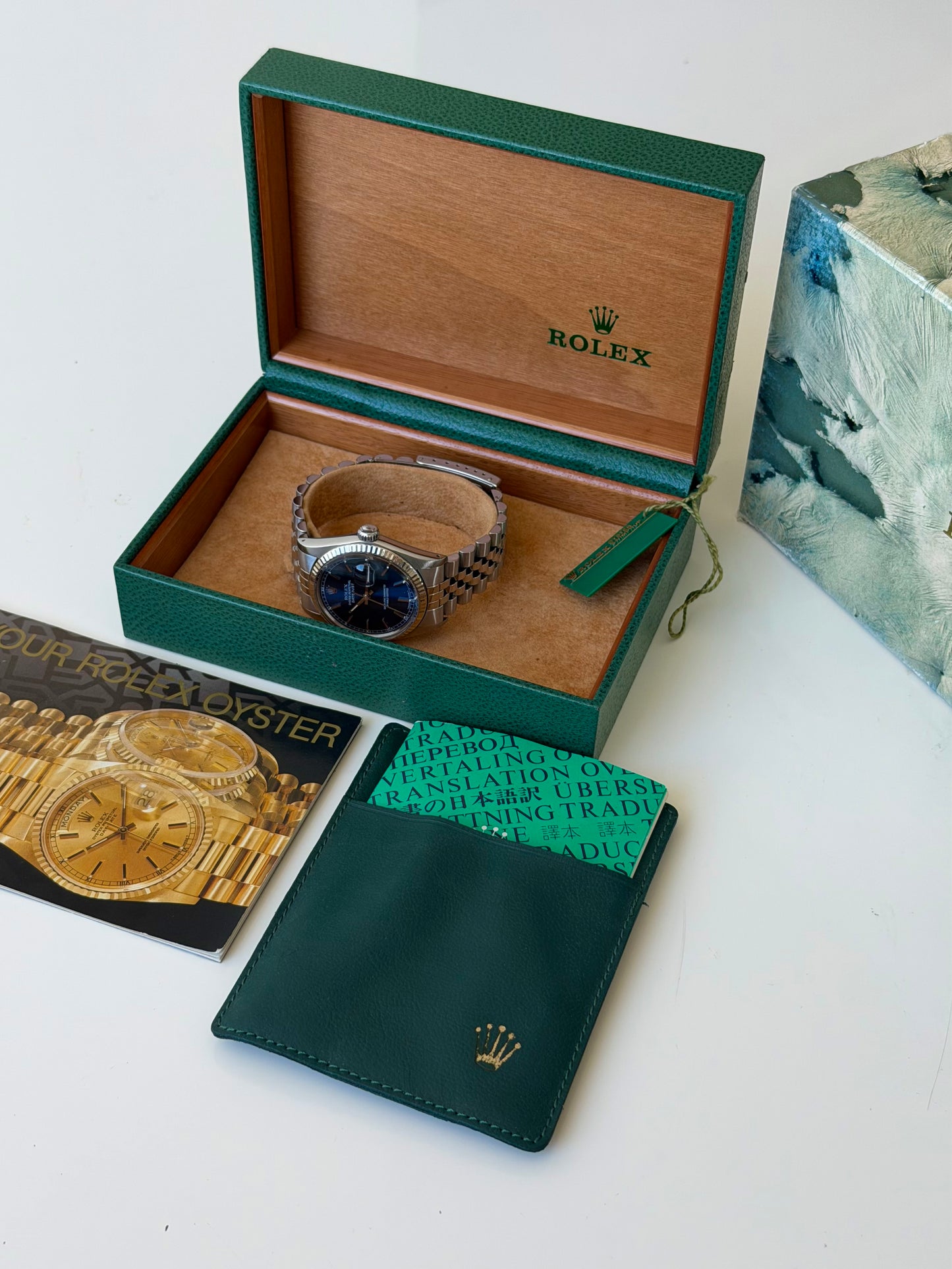 Rolex Datejust Blue Dial 16014 1978 with Box