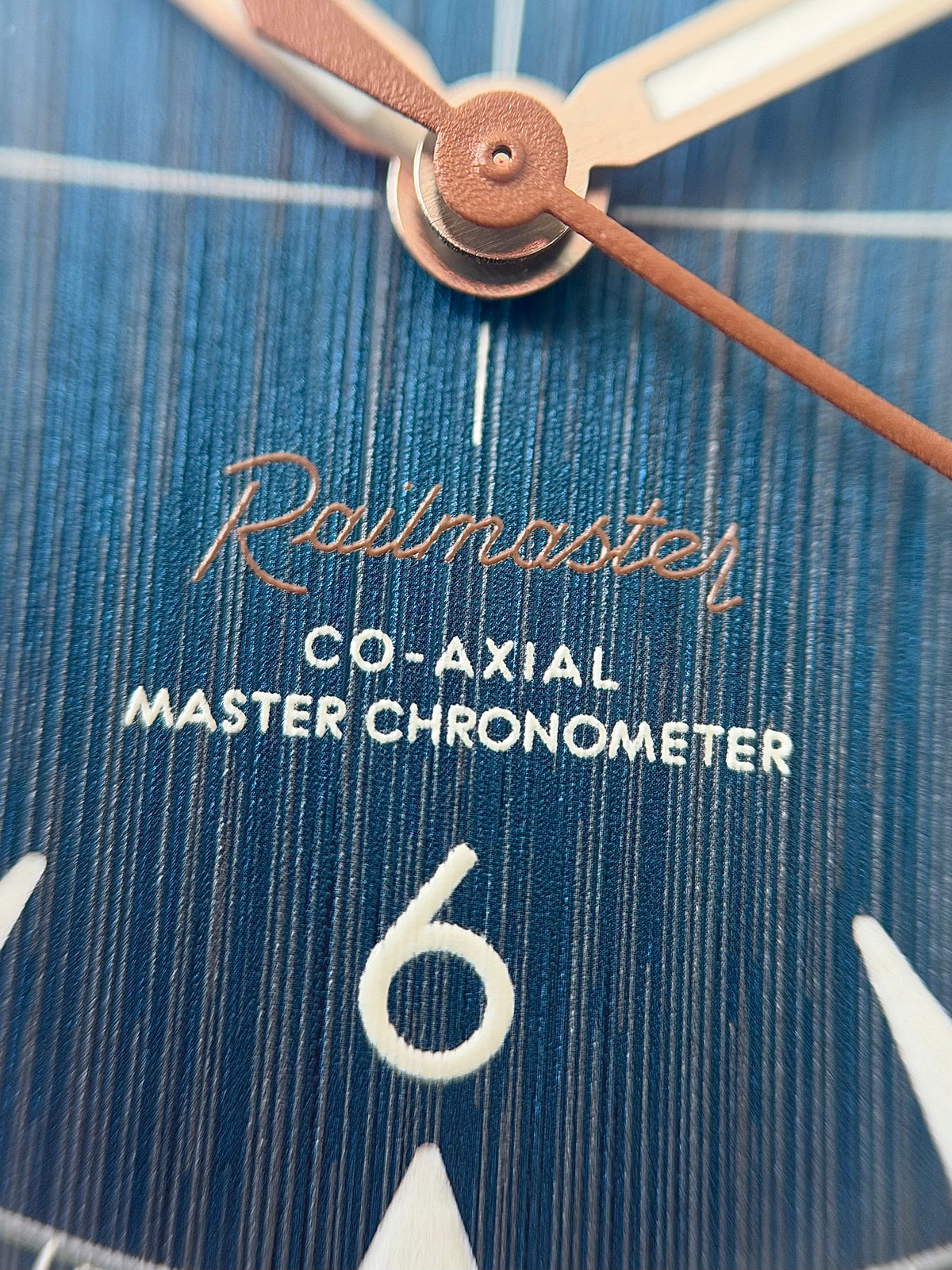Omega Railmaster Blue Denim Dial 2023 with Papers