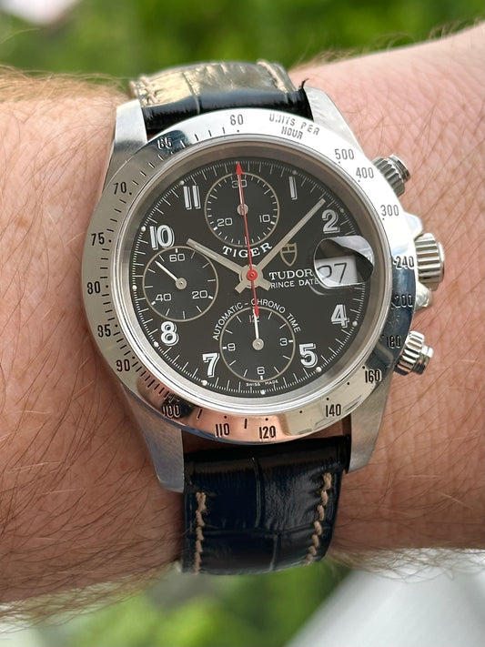 Tudor ”Tiger” Prince Date Chrono 79280 Black Dial
