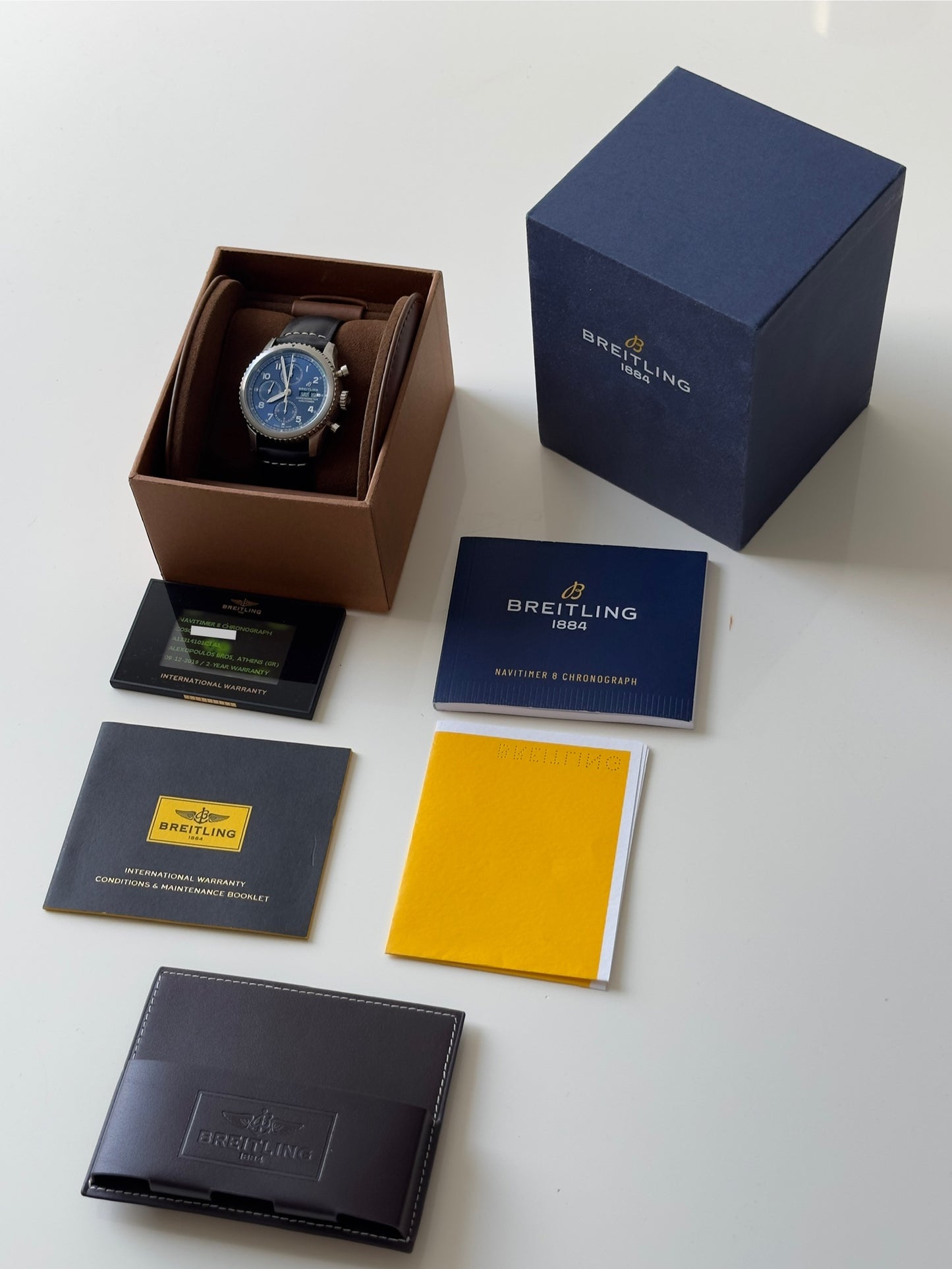 Breitling Navitimer 8 Blue Dial Full Set