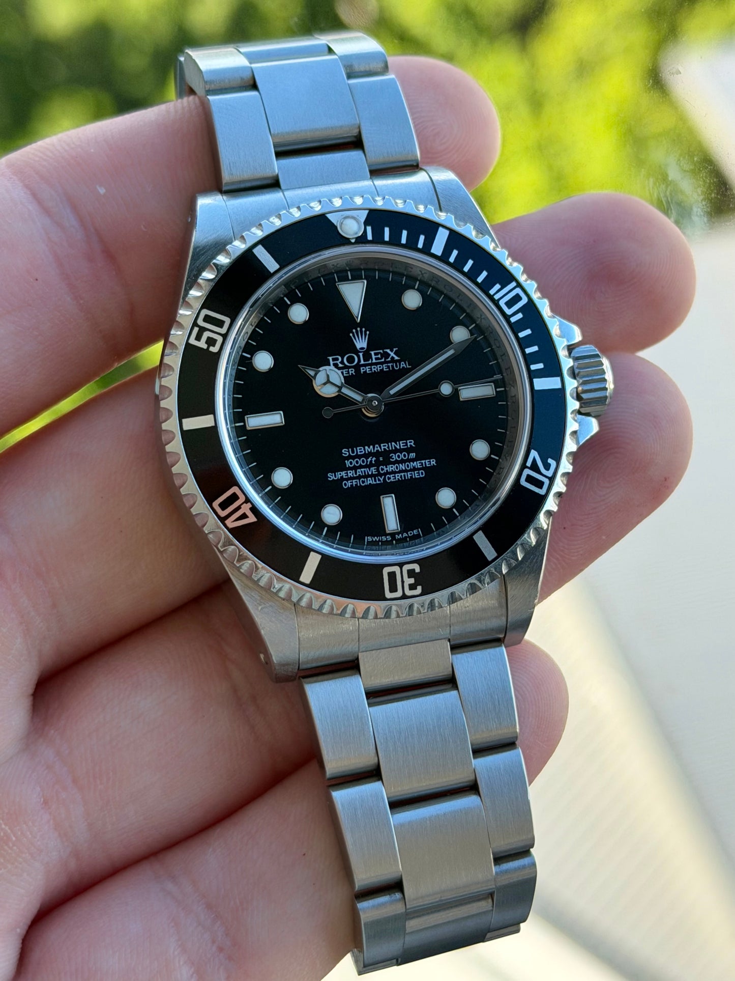 Rolex Submariner No Date Rehaut 2007 14060M “Four Liner” with Box + Booklets